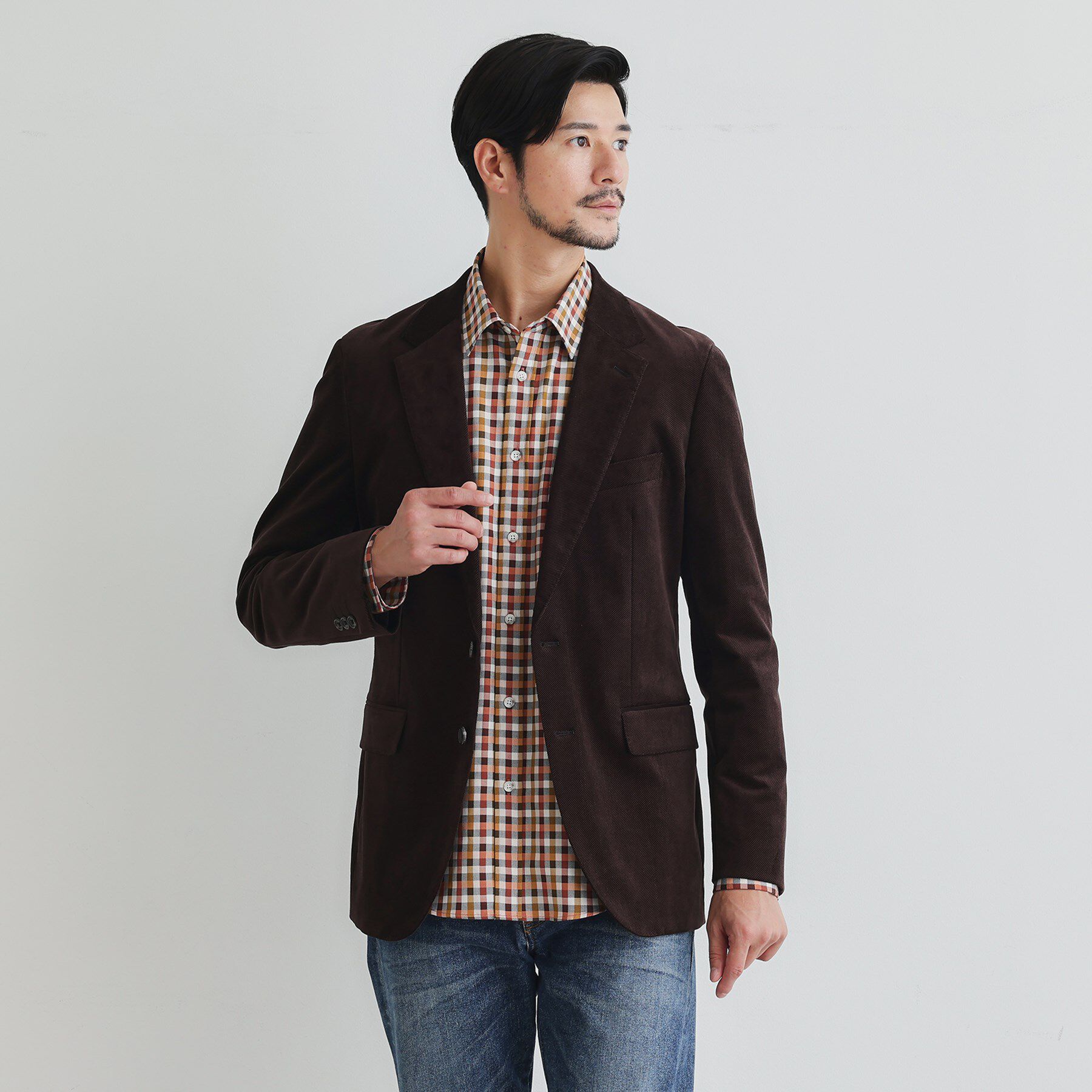 TAKEO KIKUCHI「【Sサイズ～】ストレッチコーデュロイ ジャケット」|テーラードジャケット|