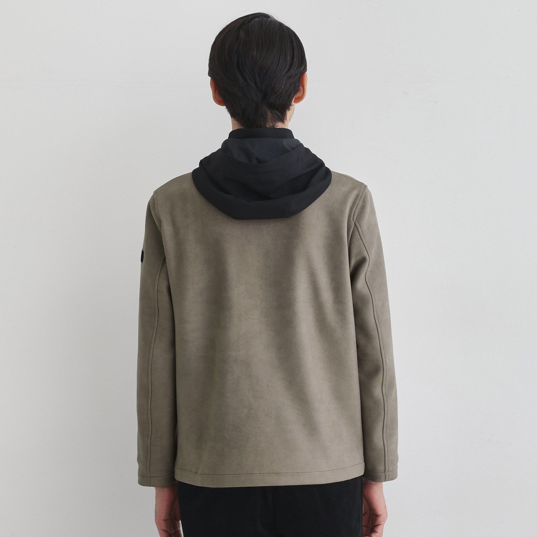 TAKEO KIKUCHI「【JUST ONE LAYER】ダウンファブリック ジップアップ フード ブルゾン」|ブルゾン・スタジャン|