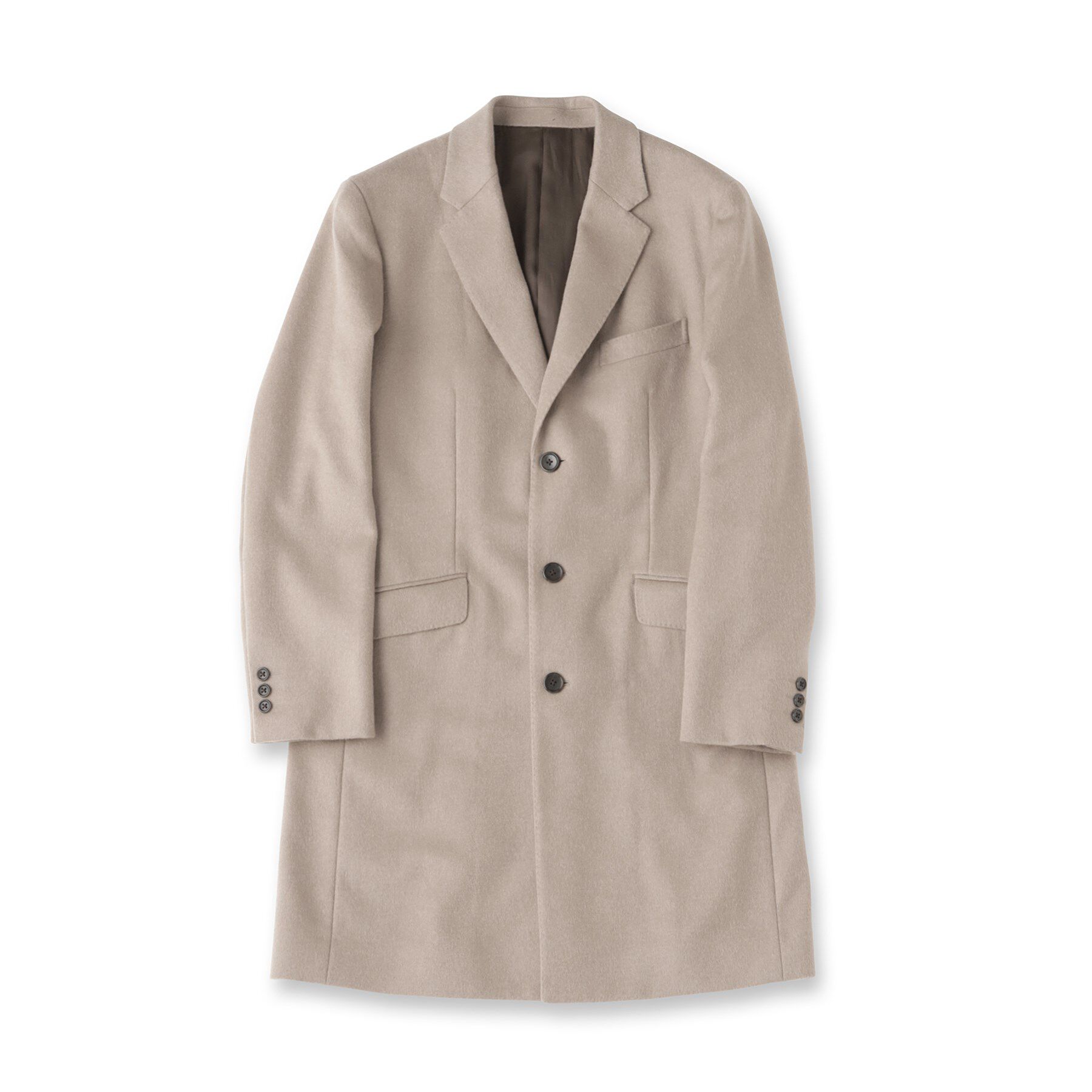 TAKEO KIKUCHI「カシミヤブレンド ビーバー調チェスターコート」|その他|