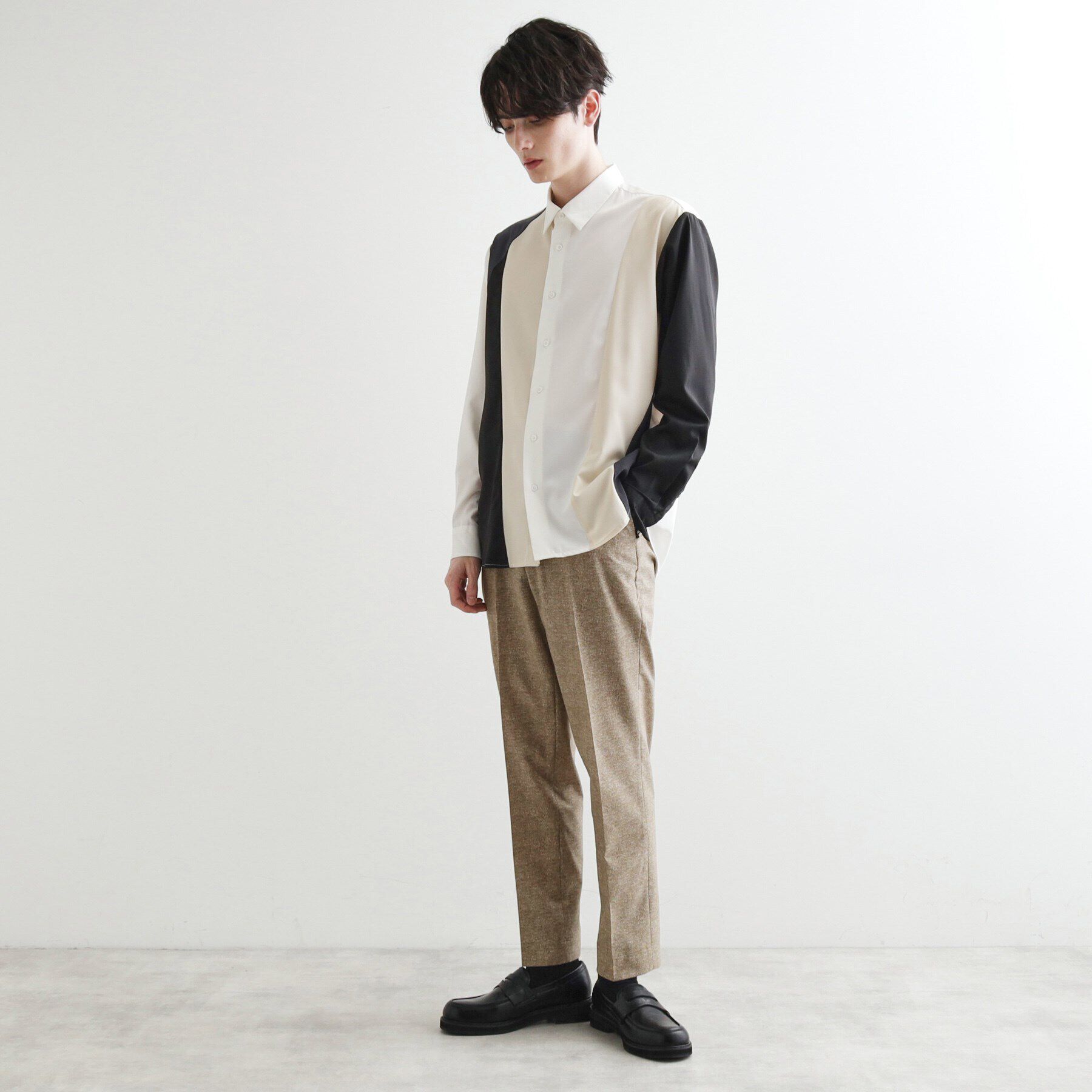 tk.TAKEO KIKUCHI「【洗える／通気性】COOL DOTS(R)テーパードスラックス（セットアップ対応）」|その他|