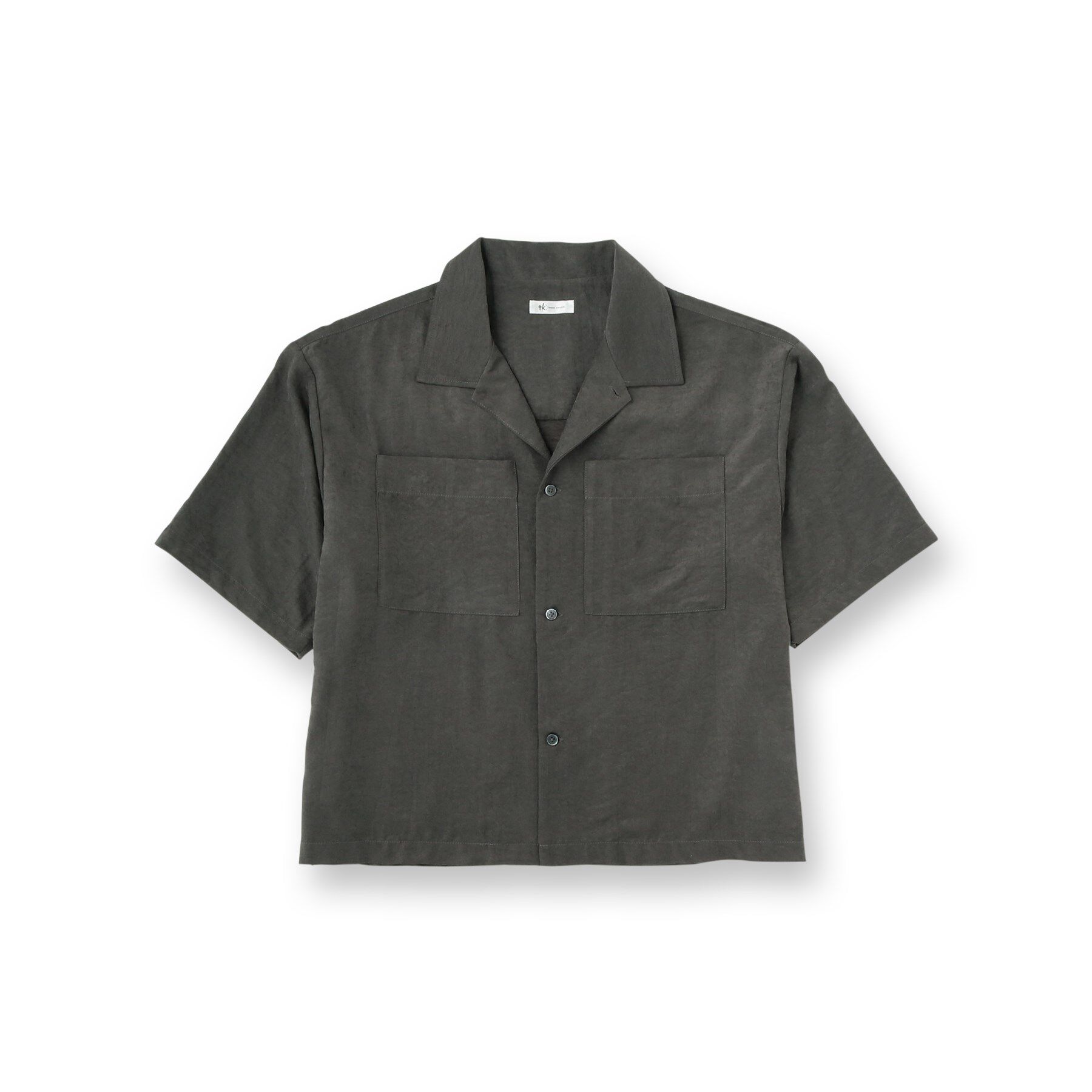 tk.TAKEO KIKUCHI「ヴィンテージライククロップドシャツ」|シャツ・ブラウス|