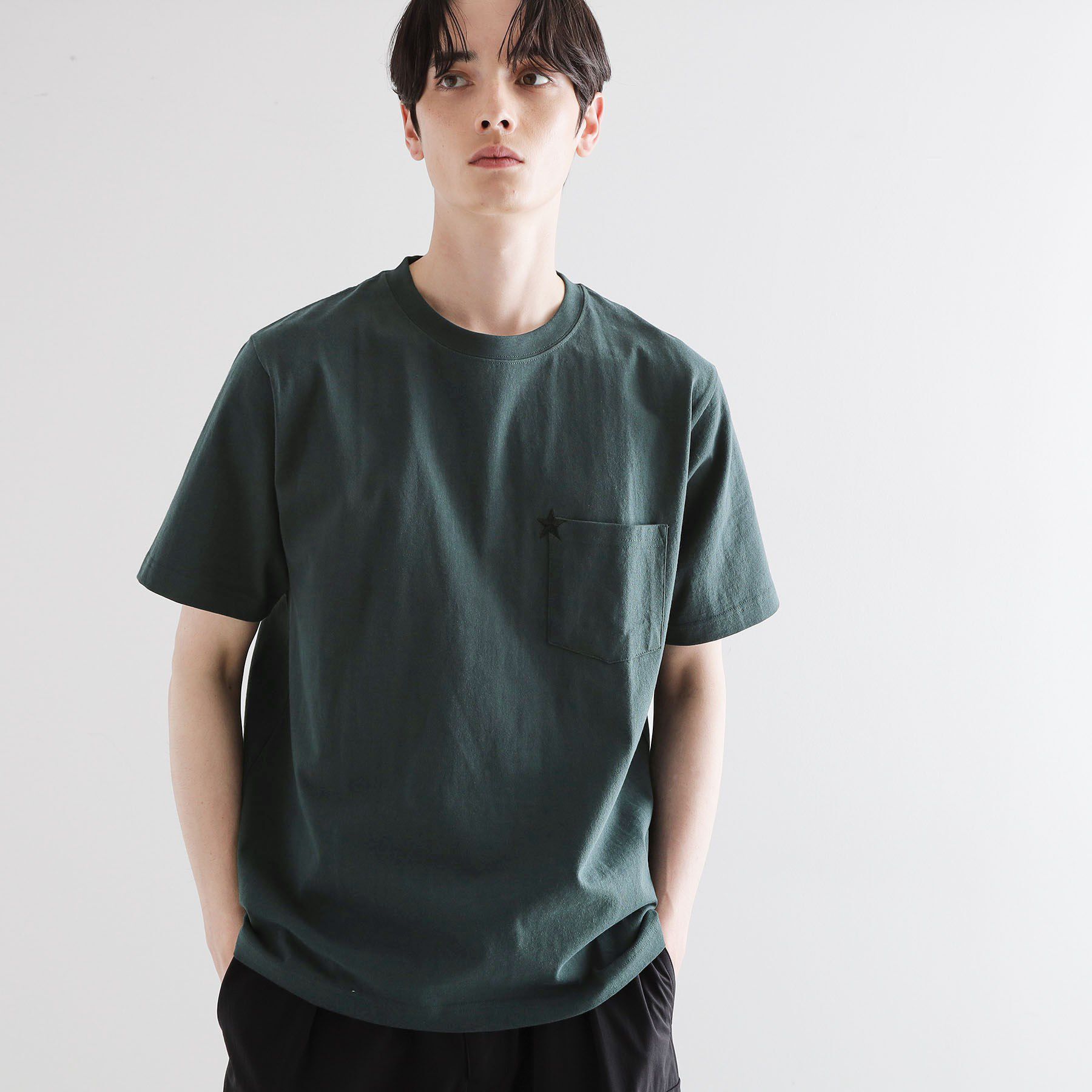 tk.TAKEO KIKUCHI「スターTシャツアソート」|Tシャツ・カットソー|オリーブグリーン(1