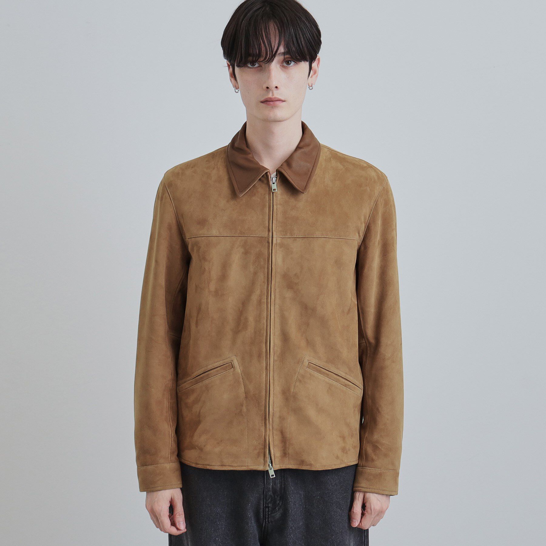 tk.TAKEO KIKUCHI「【本革】レザースポーツジャケット」|ブルゾン・スタジャン|