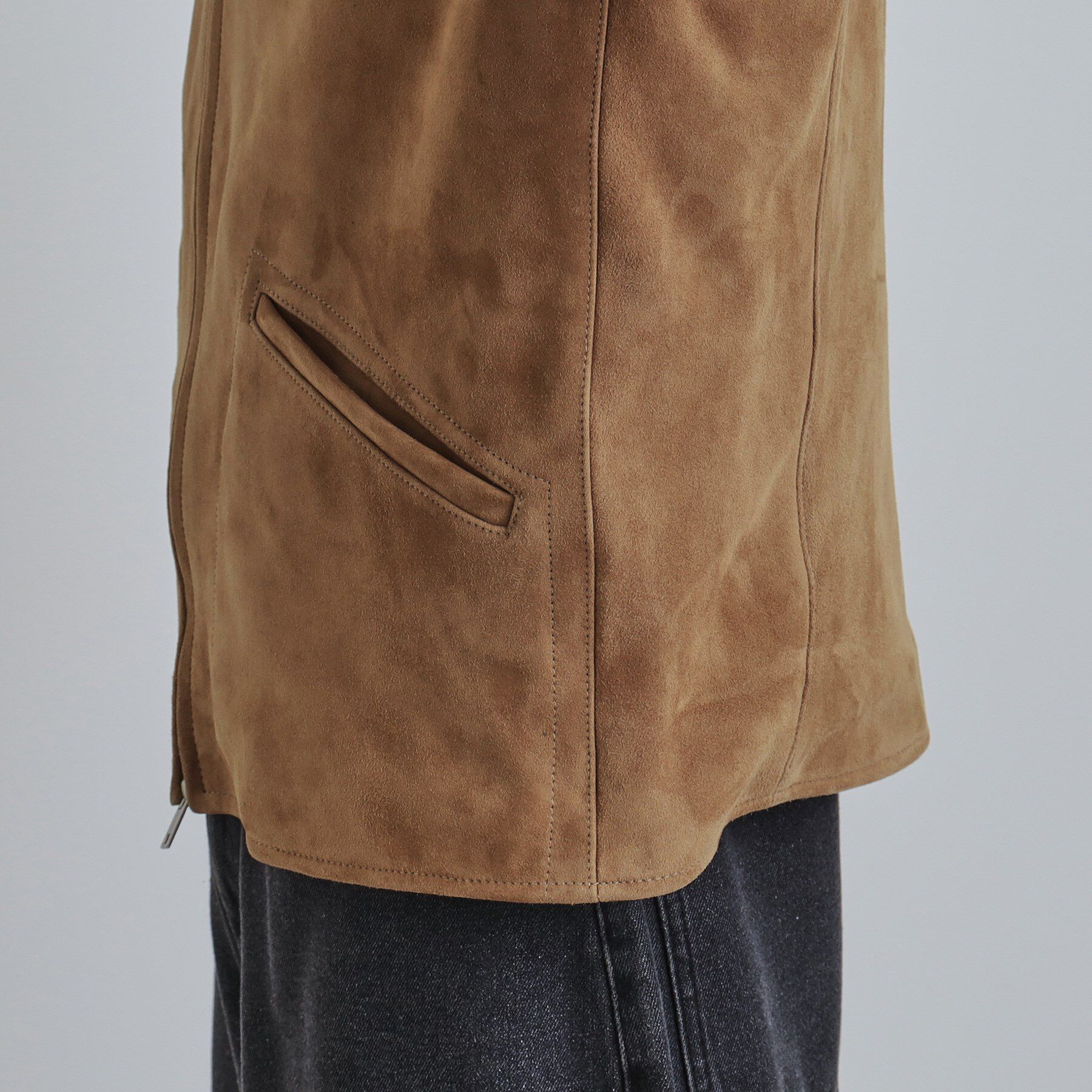 tk.TAKEO KIKUCHI「【本革】レザースポーツジャケット」|ブルゾン・スタジャン|