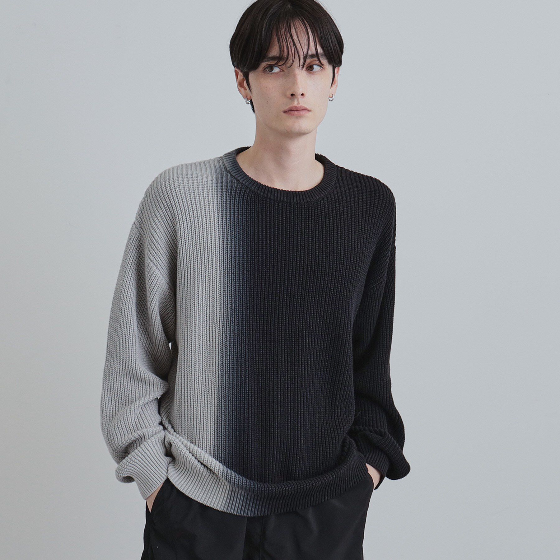 tk.TAKEO KIKUCHI「グラデダイニットプルオーバー」|ニット・セーター|