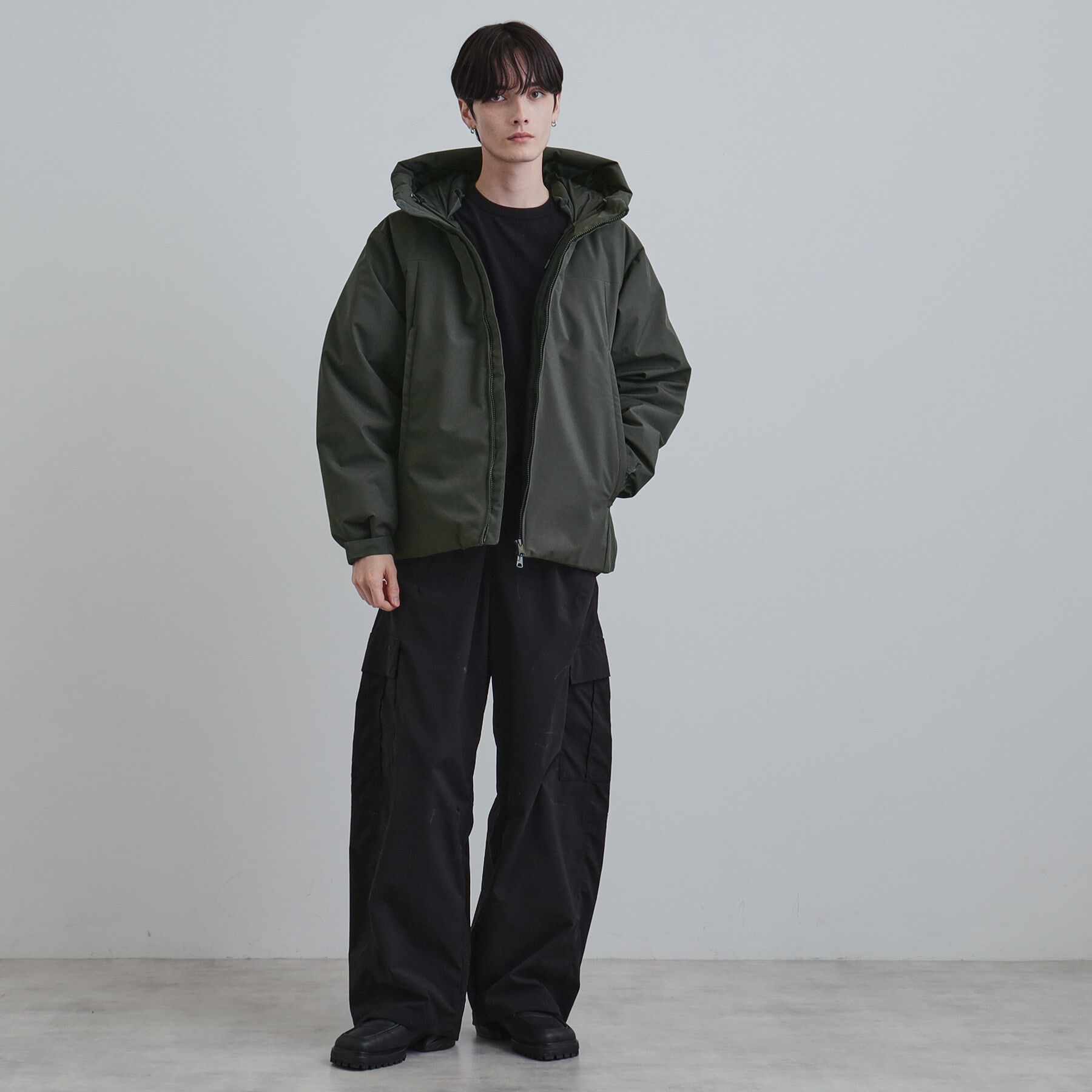 tk.TAKEO KIKUCHI「【撥水】フーデットインシュレーションブルゾン」|ブルゾン・スタジャン|