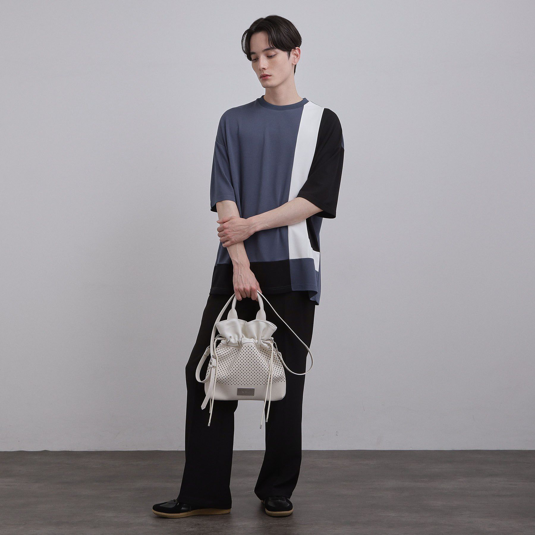 tk.TAKEO KIKUCHI「【2WAY】パンチングドロストバッグ」|ショルダー・メッセンジャー|