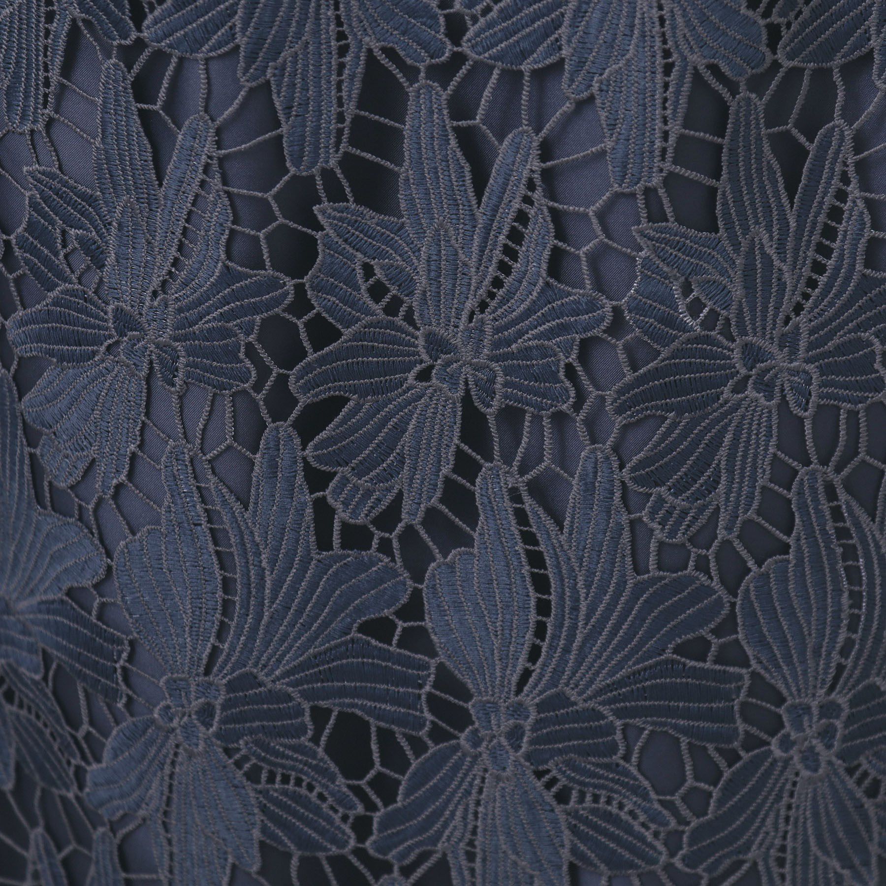 index「《S-3Lサイズ》バイカラーレースタイトスカート【洗濯機洗い可】」|スカート|