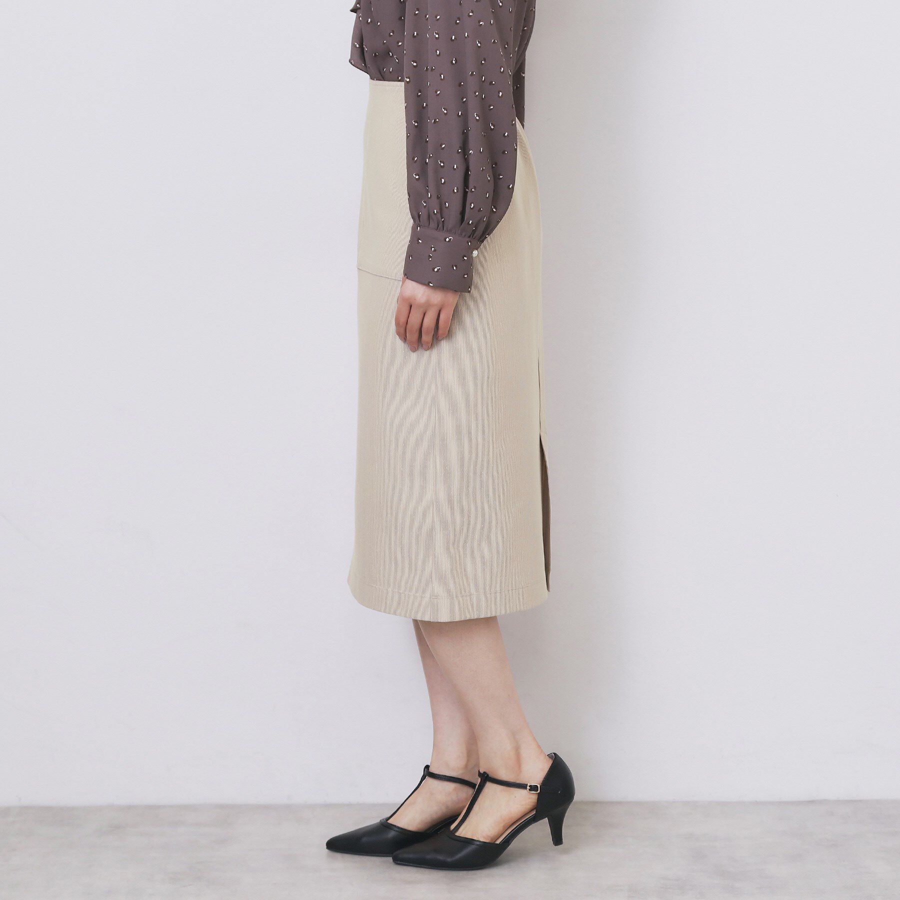 index「ストレッチタイトスカート【洗濯機OK/防シワ/抗ピル】《S～3L》」|スカート|