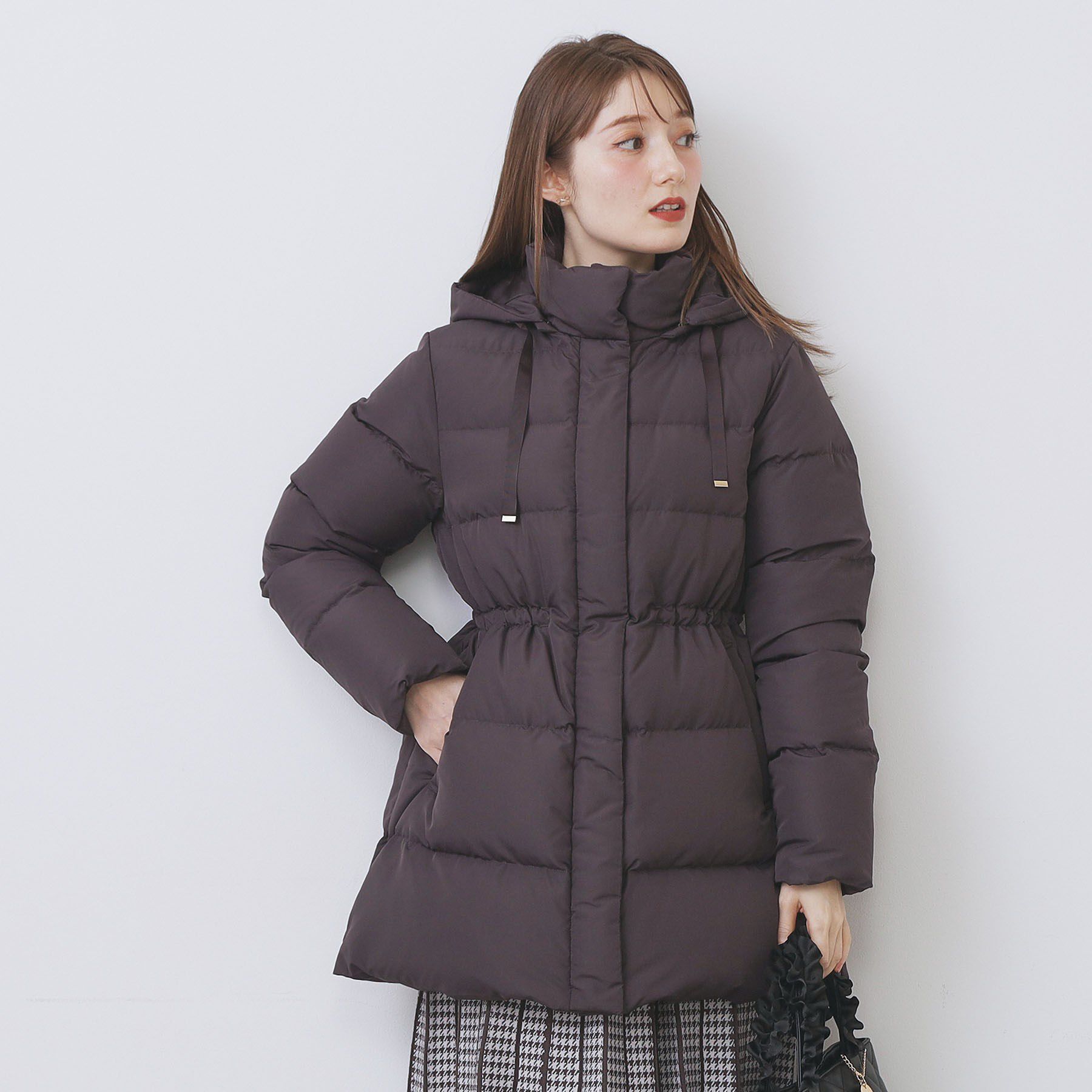 index「KAWADAダウンドロストミドルコート【撥水/洗濯機OK/2WAY/静電気防止裏地】《XS～3L》」|ダウン|