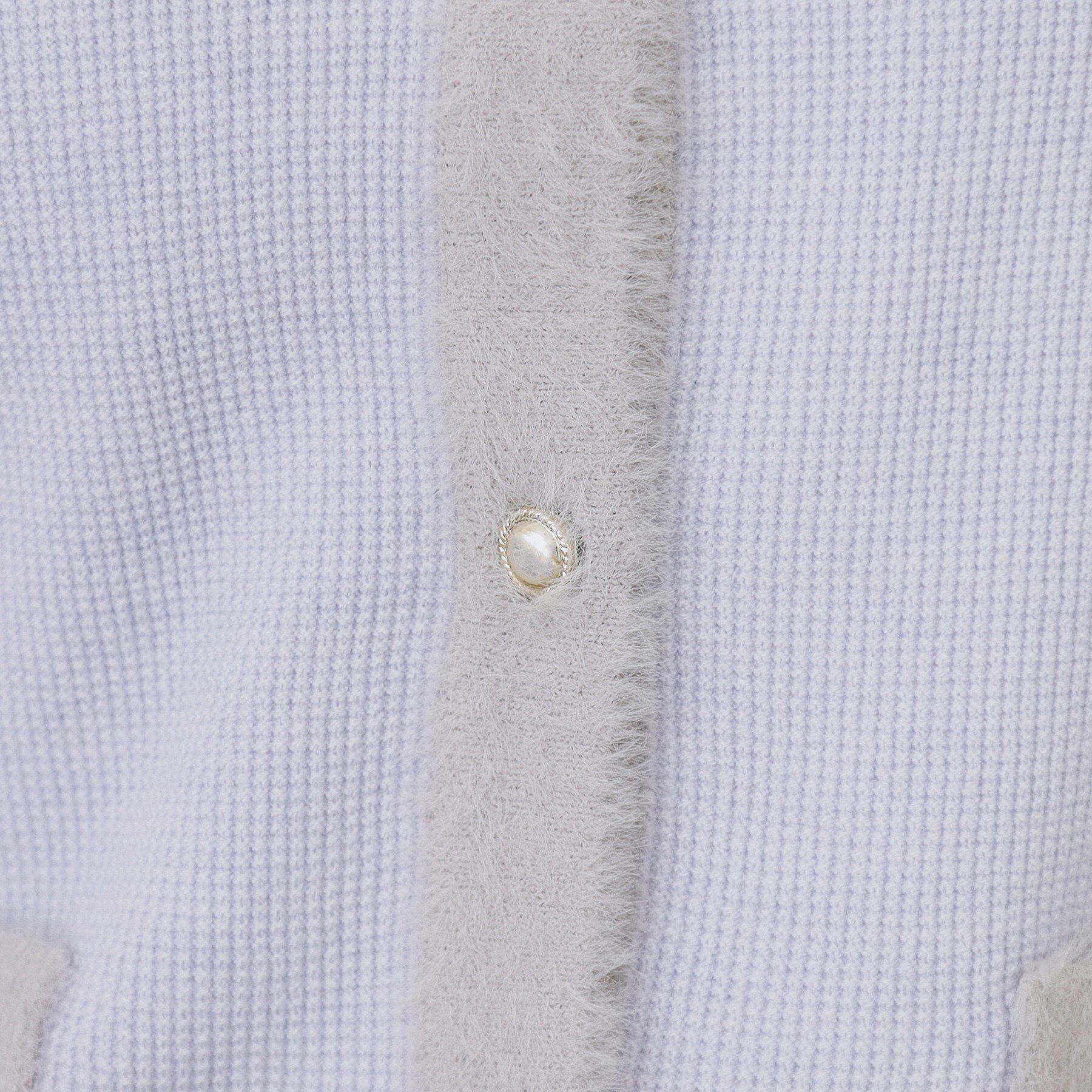 index「フェザーバイカラークルーネックカーディガン【洗濯機OK】」|カーディガン|