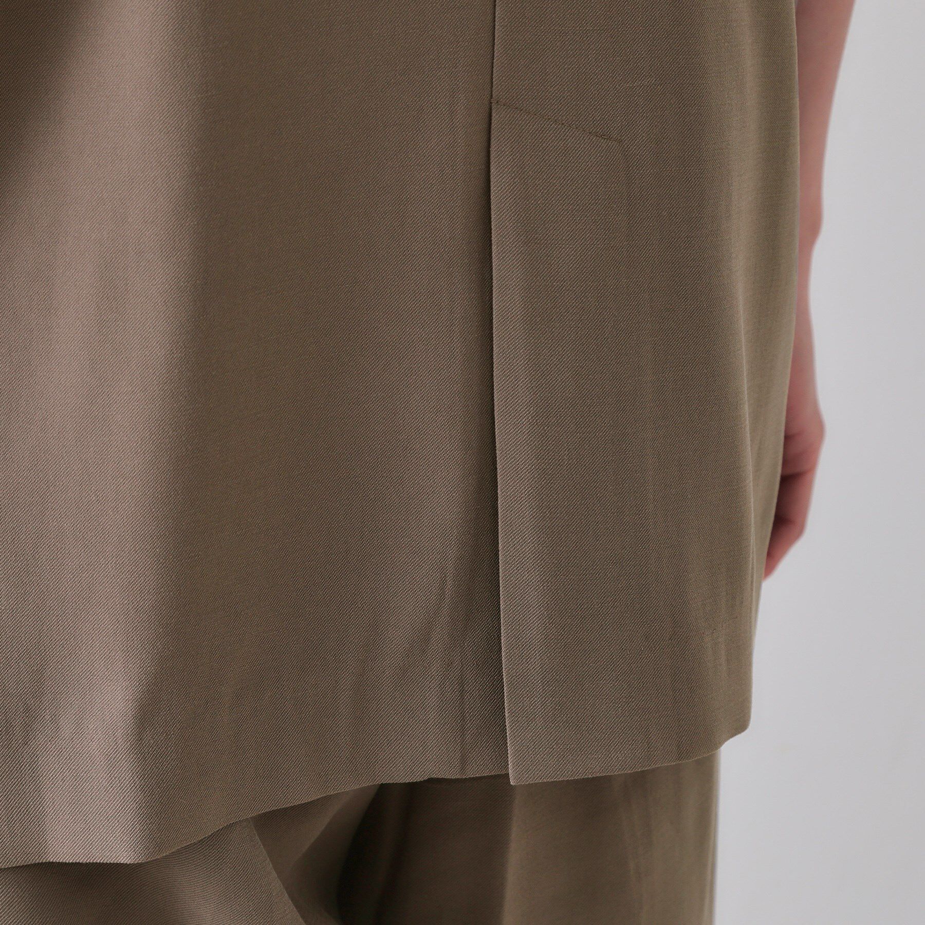 OPAQUE.CLIP「《美人百花掲載》テーラードジレ/セットアップ対応【洗える】」|ベスト・ジレ|