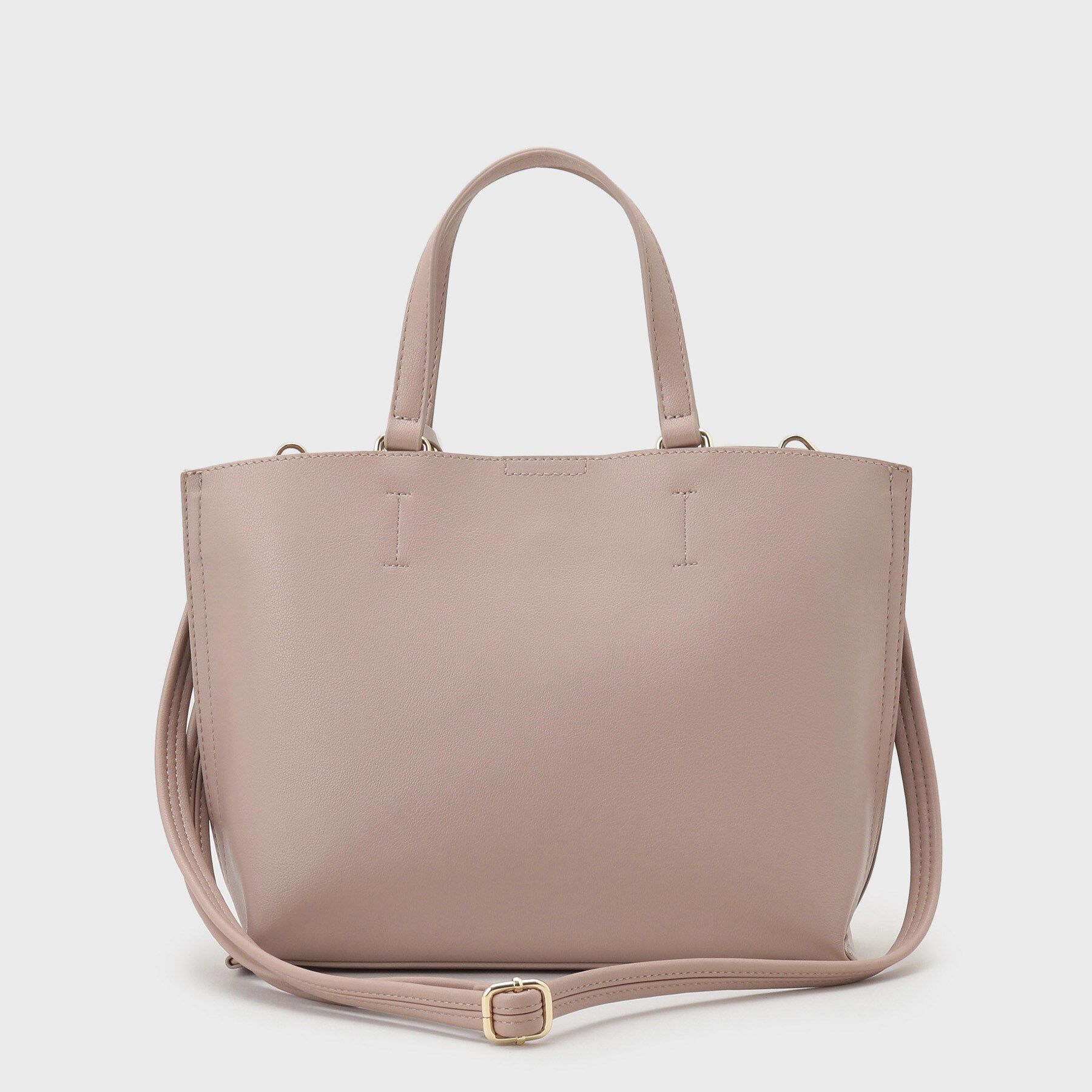 OPAQUE.CLIP「【2WAY/名品】バイカラー3層ミドルトートバッグ」|トートバッグ|