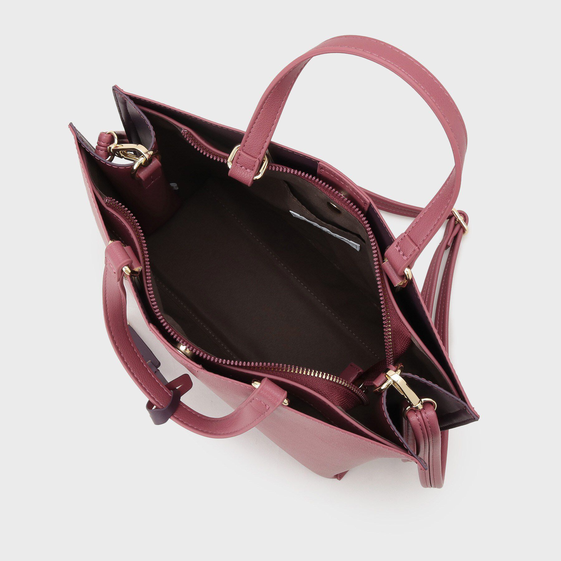 OPAQUE.CLIP「【2WAY/名品】バイカラー3層ミドルトートバッグ」|トートバッグ|