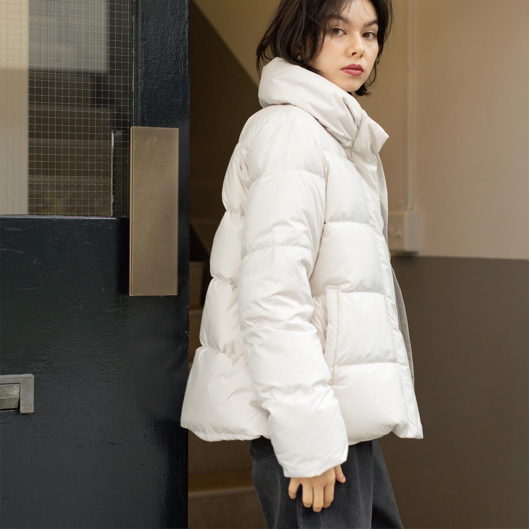 OPAQUE.CLIP「撥水ショートダウン【防風/抗菌防臭/洗濯機洗い可】《SS～LL》」|ダウン|ライトベージュ(05