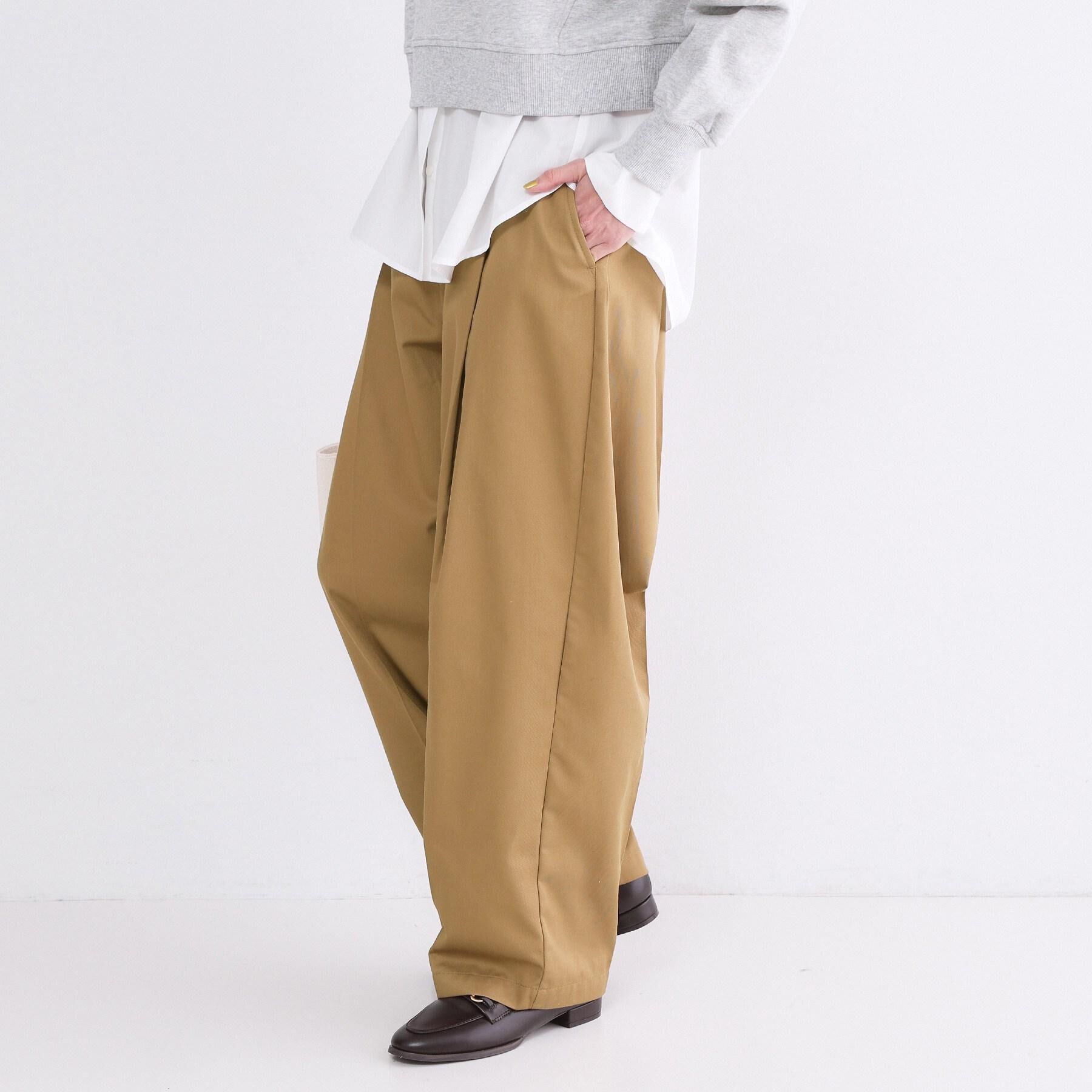 OPAQUE.CLIP「バレルレッグチノパンツ【洗濯機OK】」|その他|