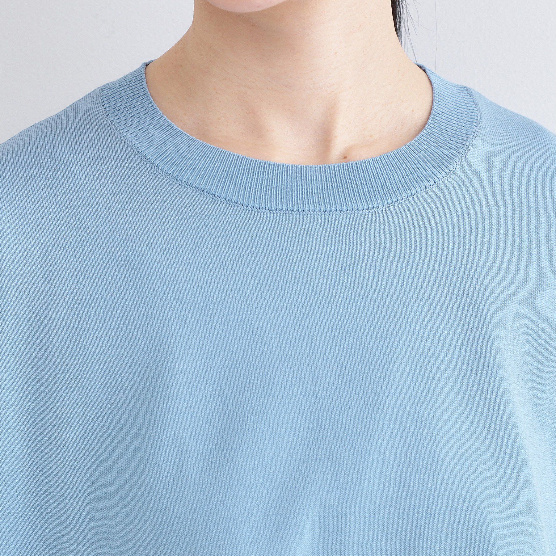 OPAQUE.CLIP「《ツインセット》ワイドニット&times;裾フレアタンクトップ【洗濯機OK】」|ニット・セーター|