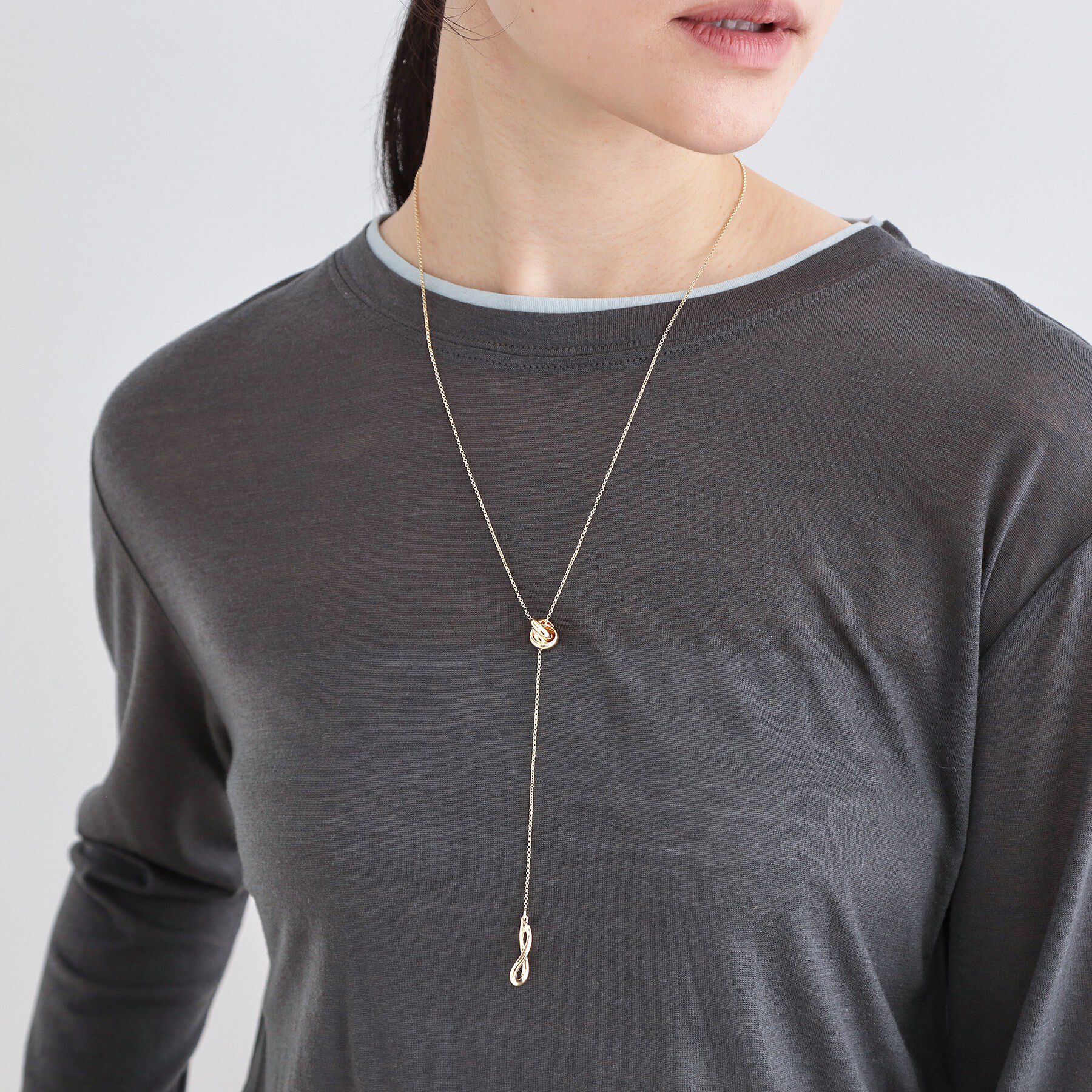 OPAQUE.CLIP「デザインリングスライドネックレス」|ネックレス|