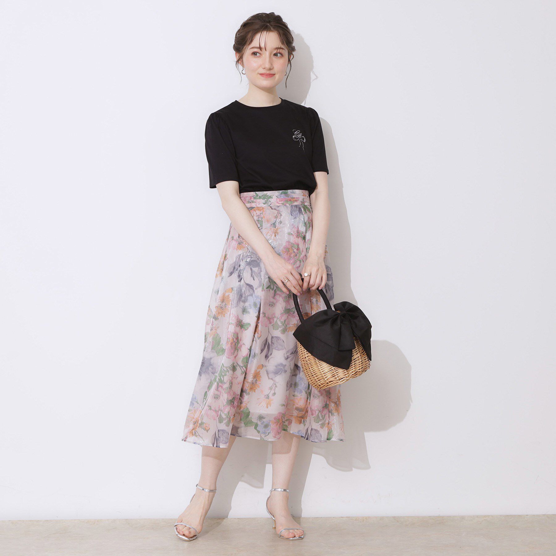 Couture broach「【接触冷感・UV・マシンウォッシャブル】60CBロゴT」|Tシャツ・カットソー|