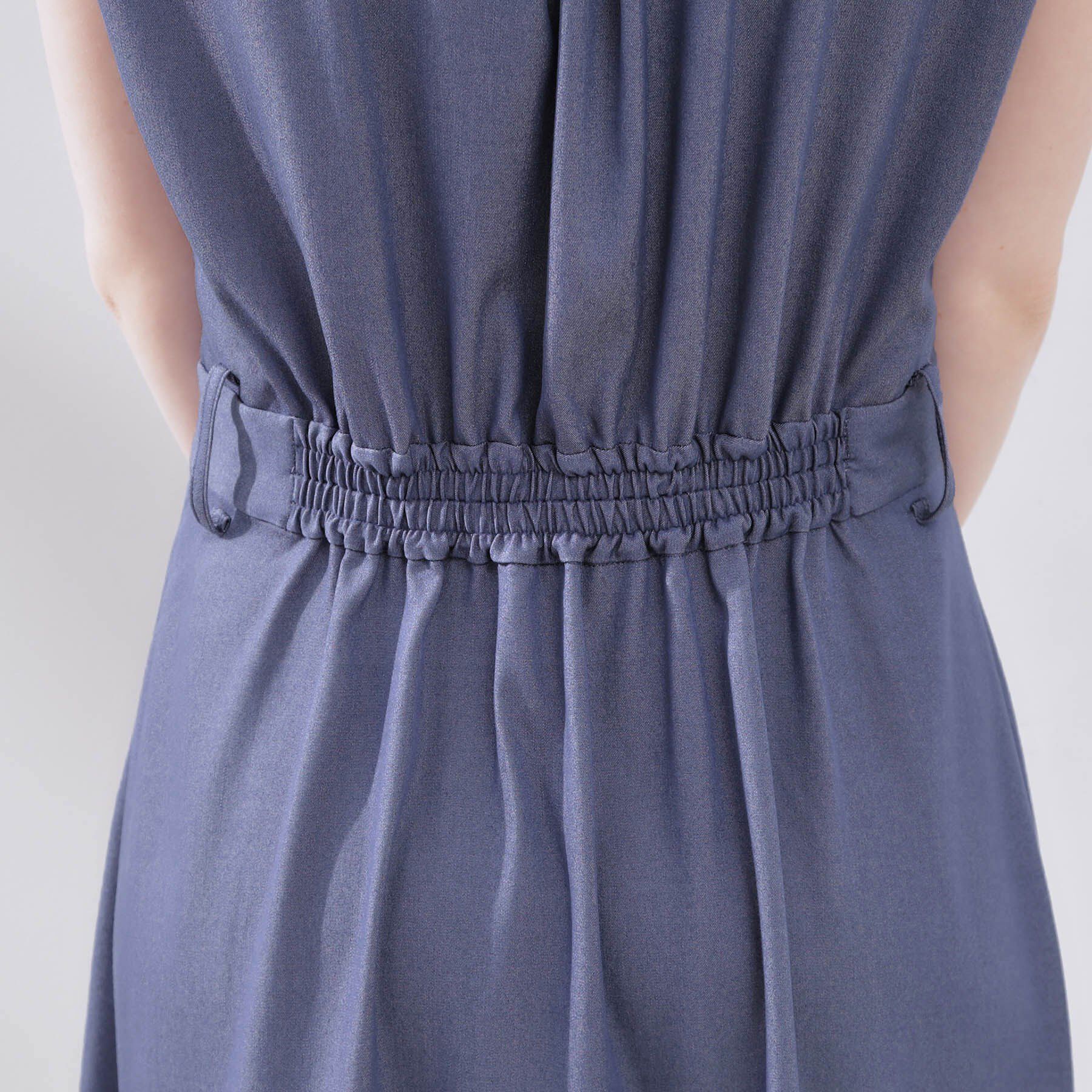 Couture broach「【美シルエット・通勤】シャンブレーシャツワンピース」|ワンピース|