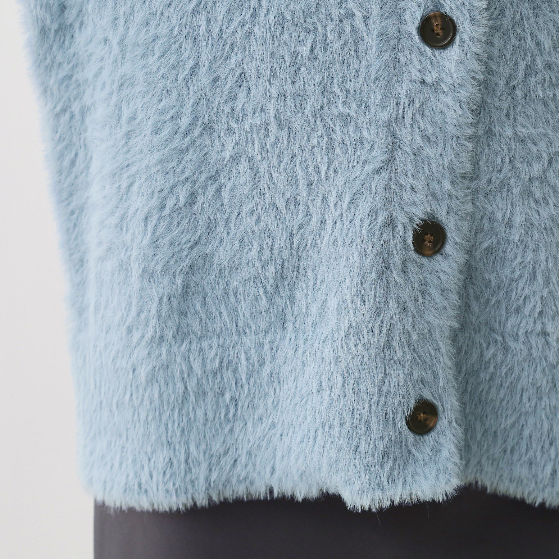 THE SHOP TK「【ふわふわあったか】フェザーカーディガン」|カーディガン|