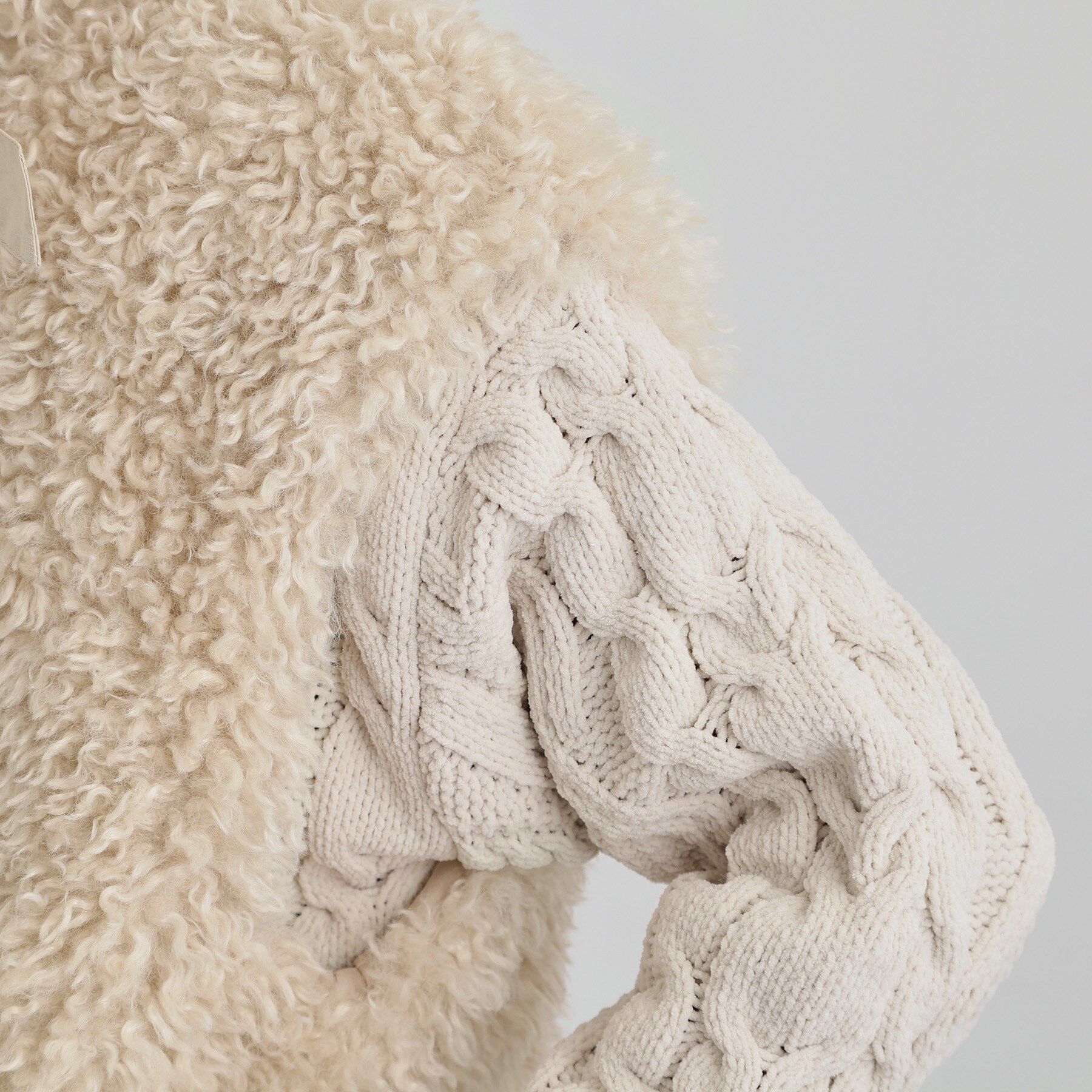 THE SHOP TK「プラスするだけでこなれ見え ボアベスト」|ベスト・ジレ|