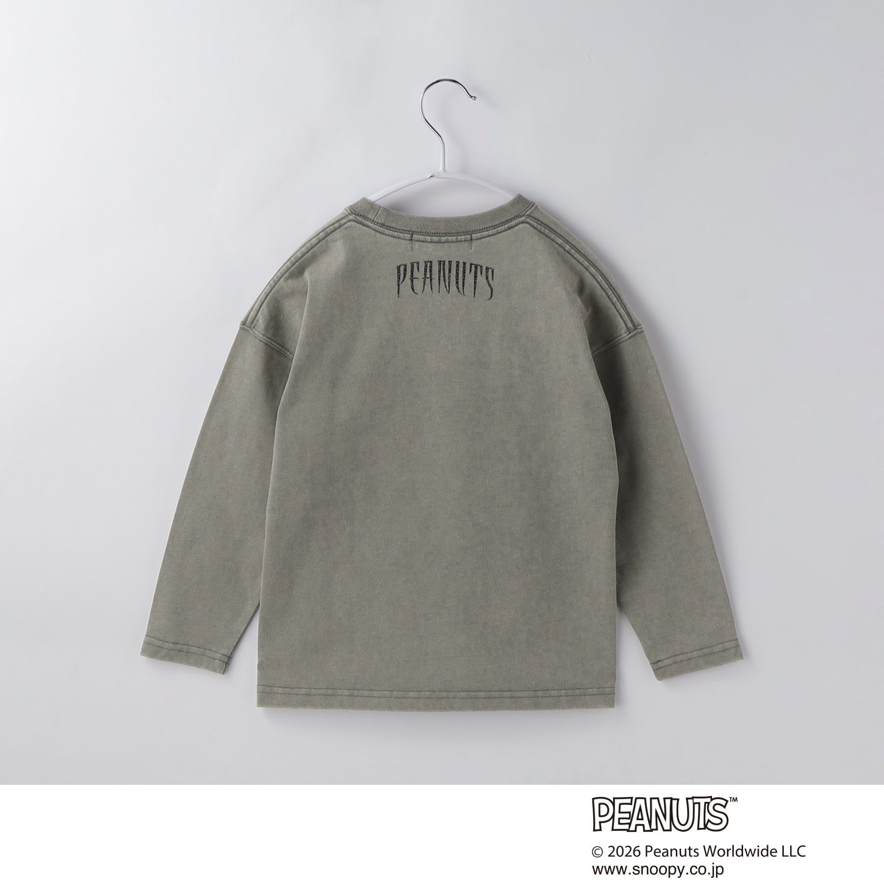 THE SHOP TK「【110－160】PEANUTS ／ ピーナッツ スヌーピー ヴィンテージ風プリント長袖Tシャツ」|Tシャツ・カットソー|