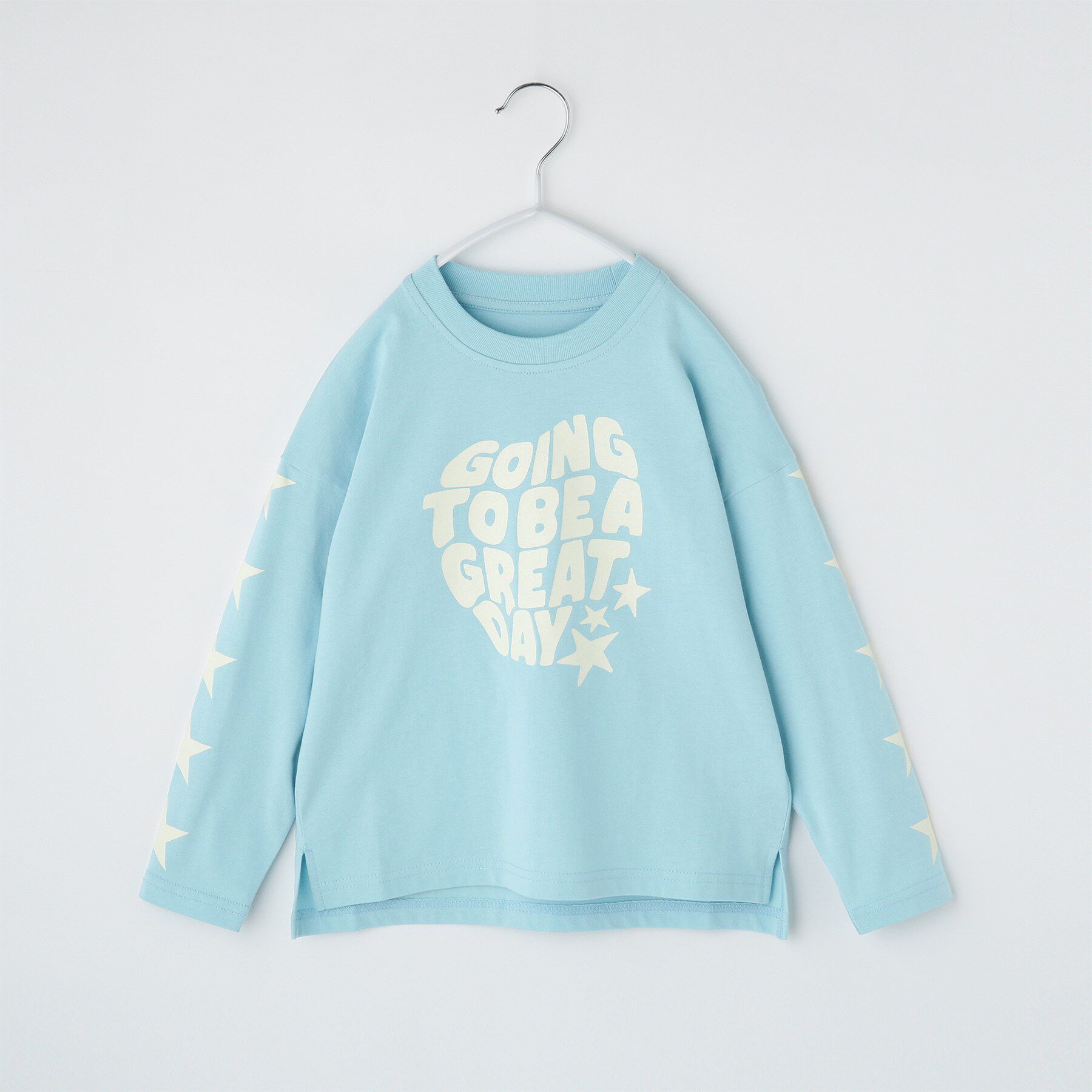 THE SHOP TK「【110-160】長袖プリントアソートT」|Tシャツ・カットソー|ブルー(191)