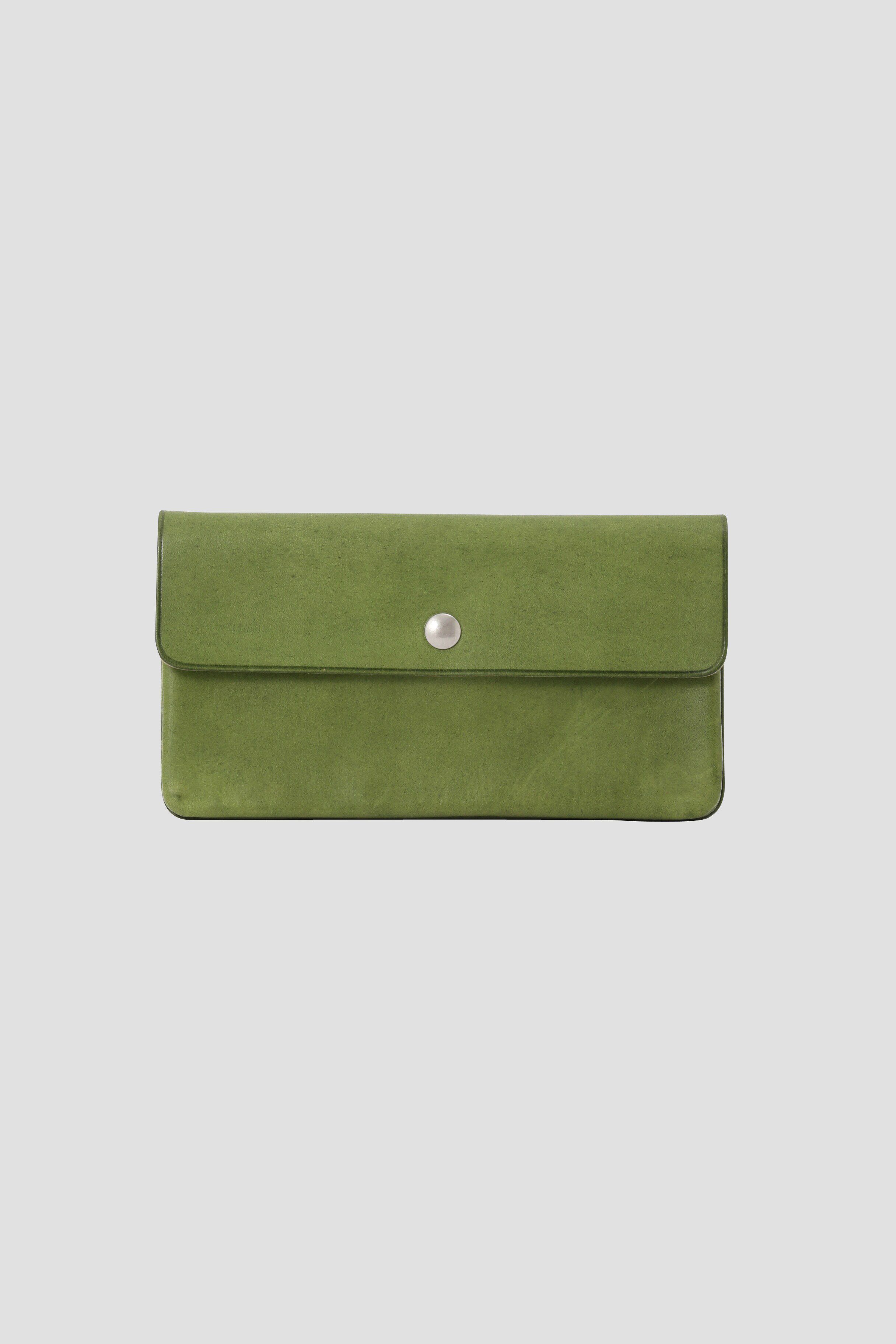 MHL.「TOUGH LEATHER」|財布|APPLE GREEN4