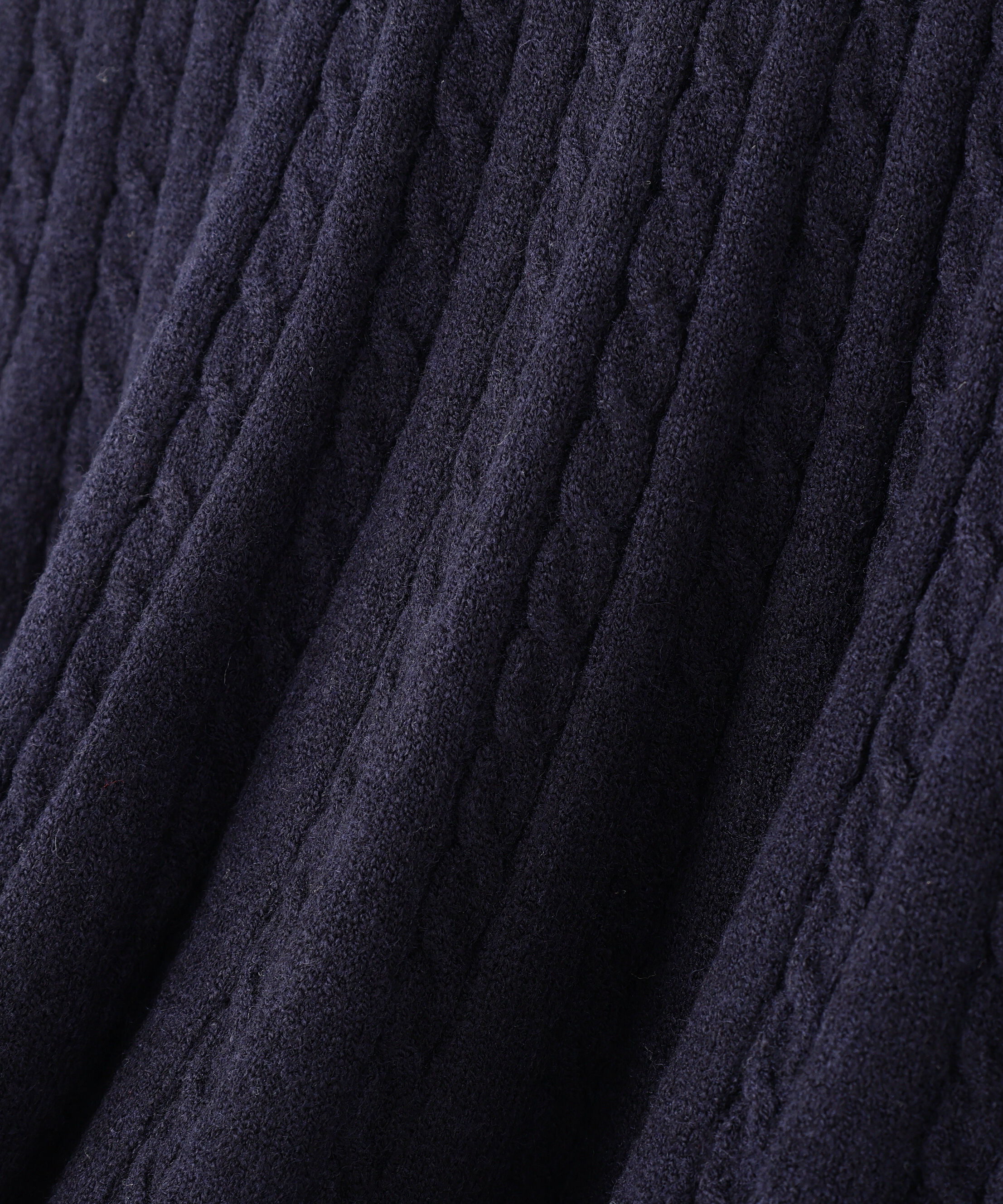  「ケーブルペプラムニット」|ニット・セーター|