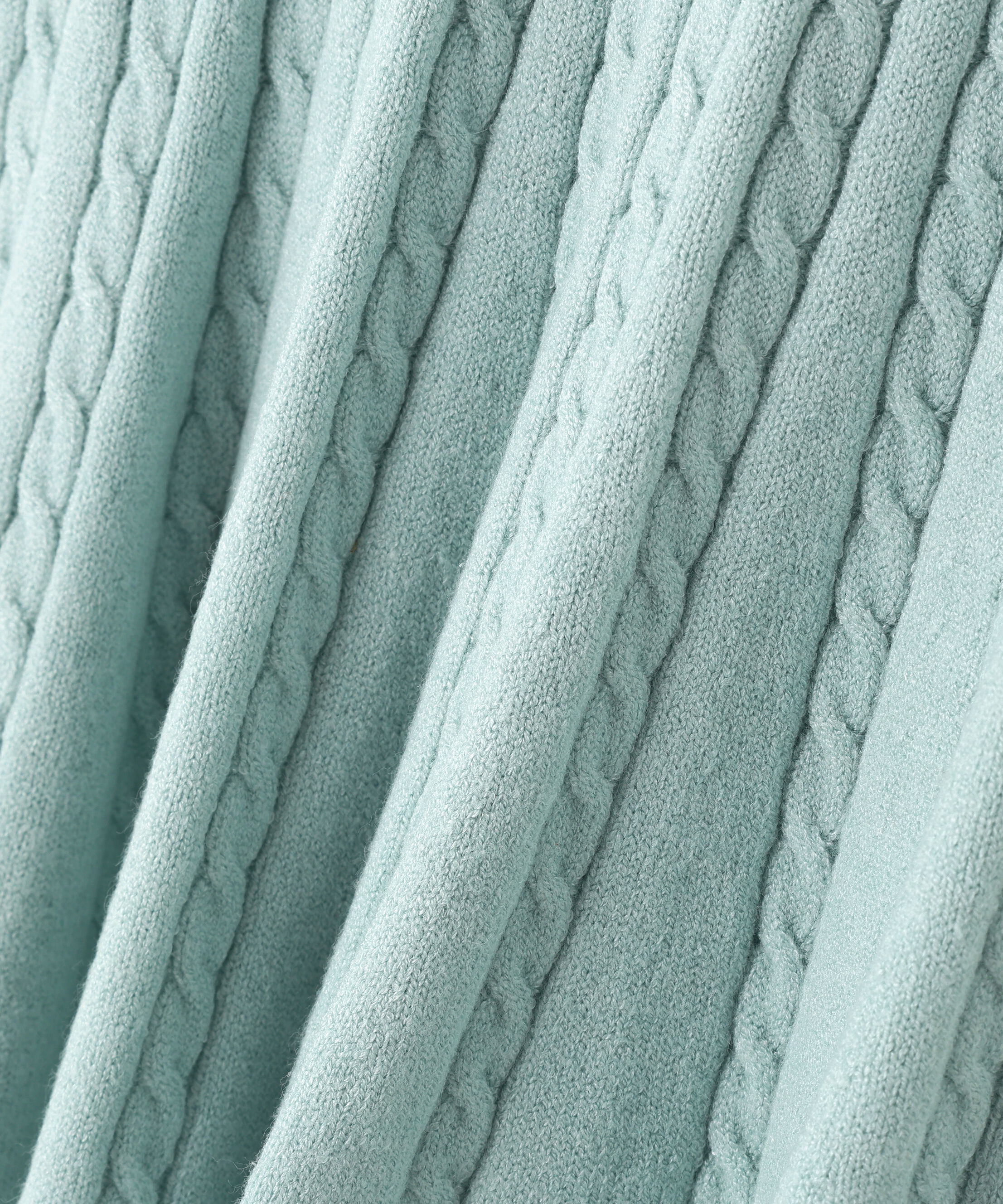  「ケーブルペプラムニット」|ニット・セーター|