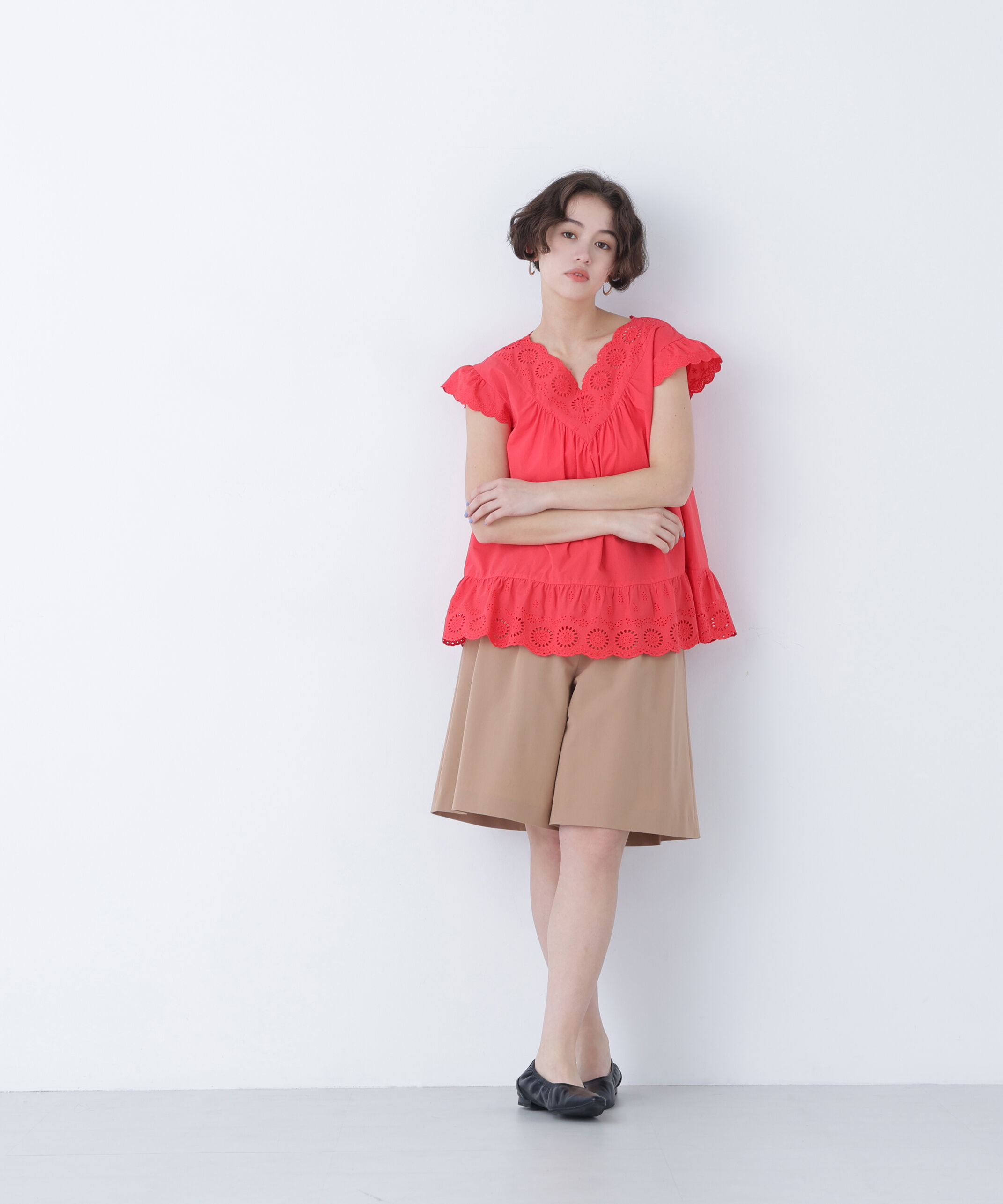  「〈N.〉コットン刺繍ブラウス」|シャツ・ブラウス|