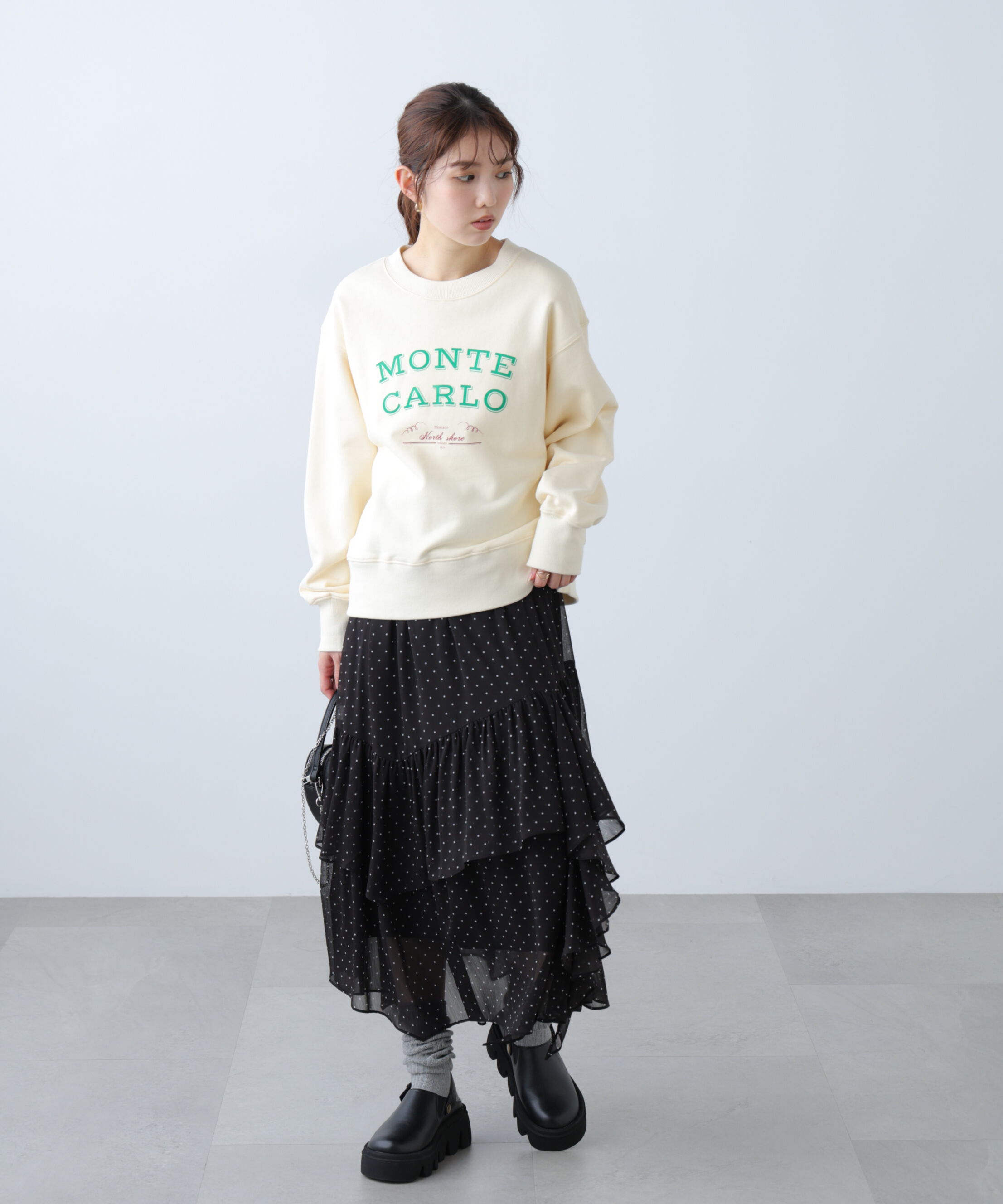  「アソートイレヘムフリルスカート」|スカート|