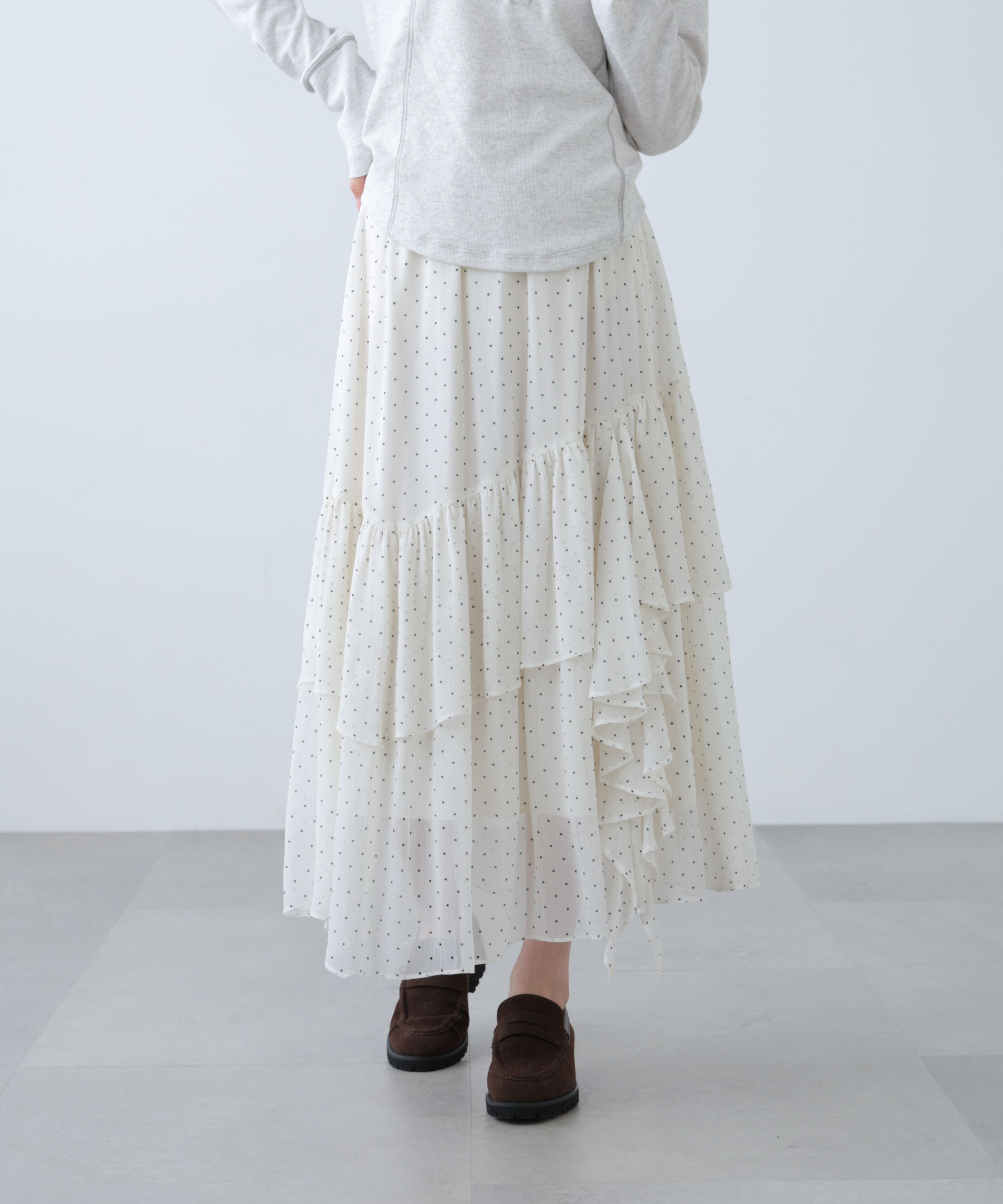  「アソートイレヘムフリルスカート」|スカート|オフベースド 1