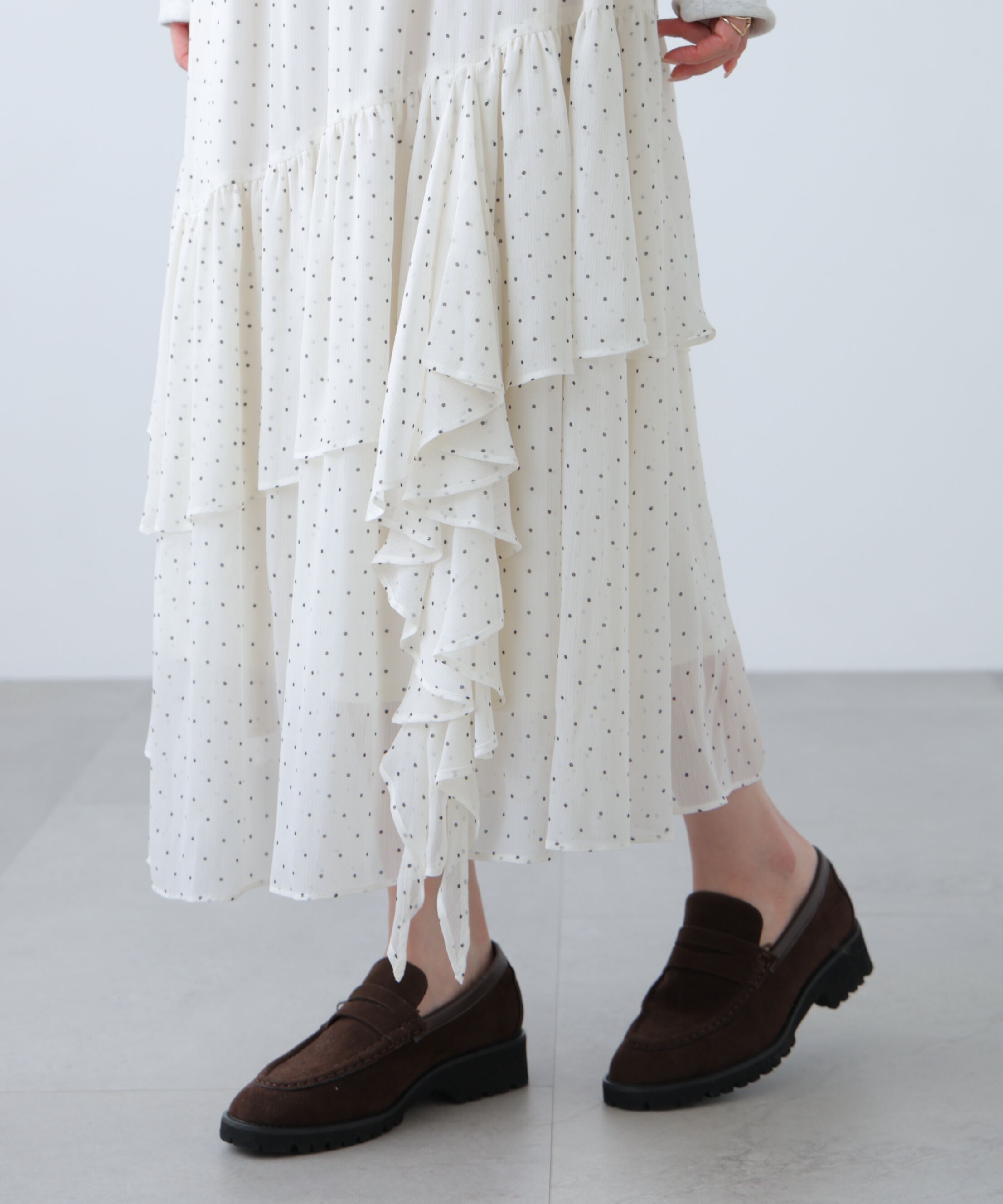  「アソートイレヘムフリルスカート」|スカート|