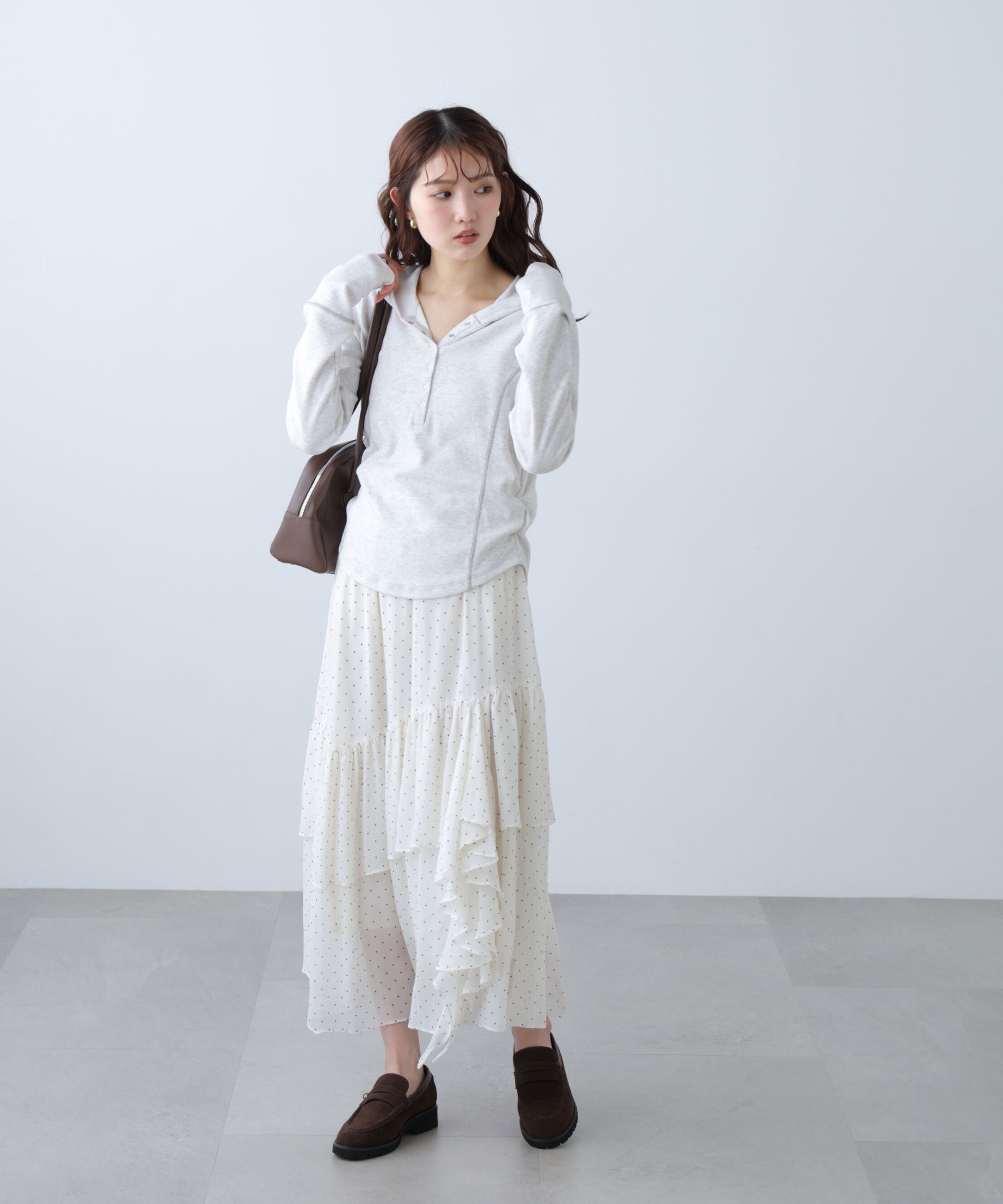  「アソートイレヘムフリルスカート」|スカート|