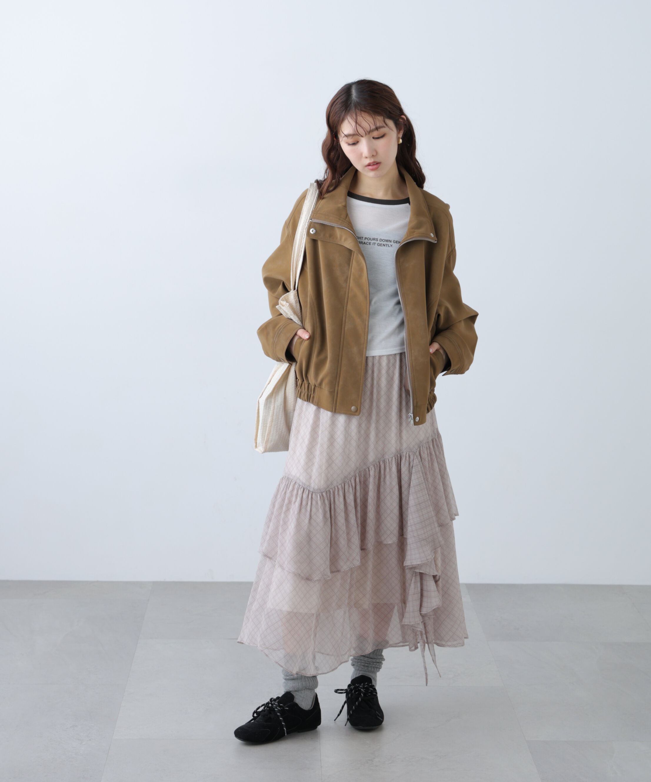  「アソートイレヘムフリルスカート」|スカート|