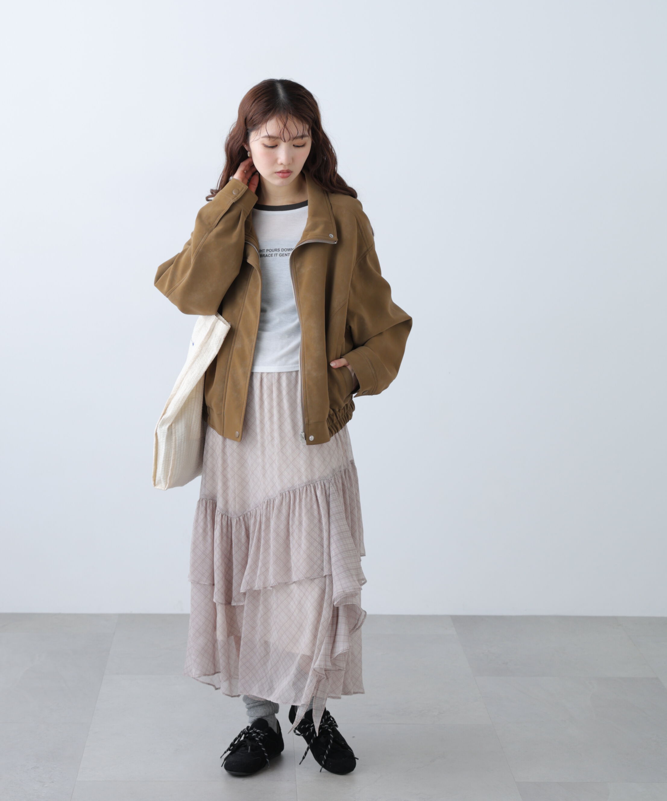  「アソートイレヘムフリルスカート」|スカート|