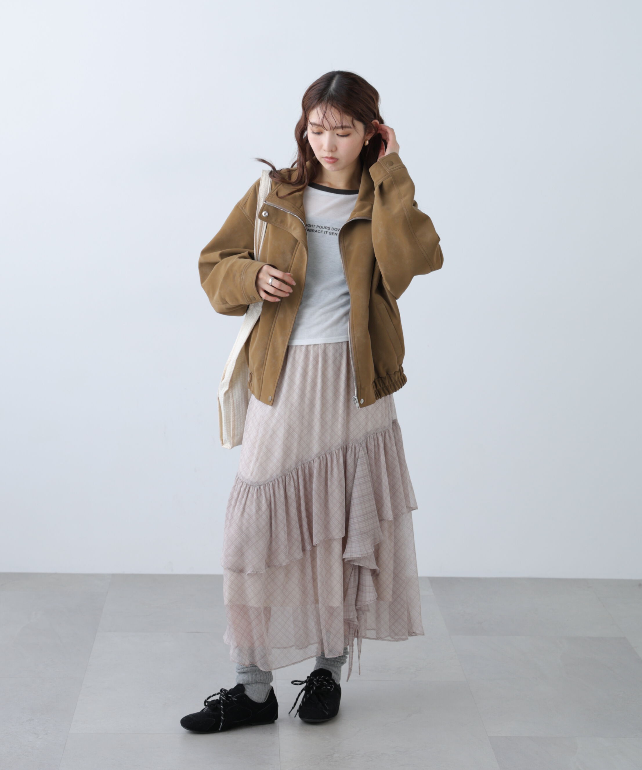  「アソートイレヘムフリルスカート」|スカート|