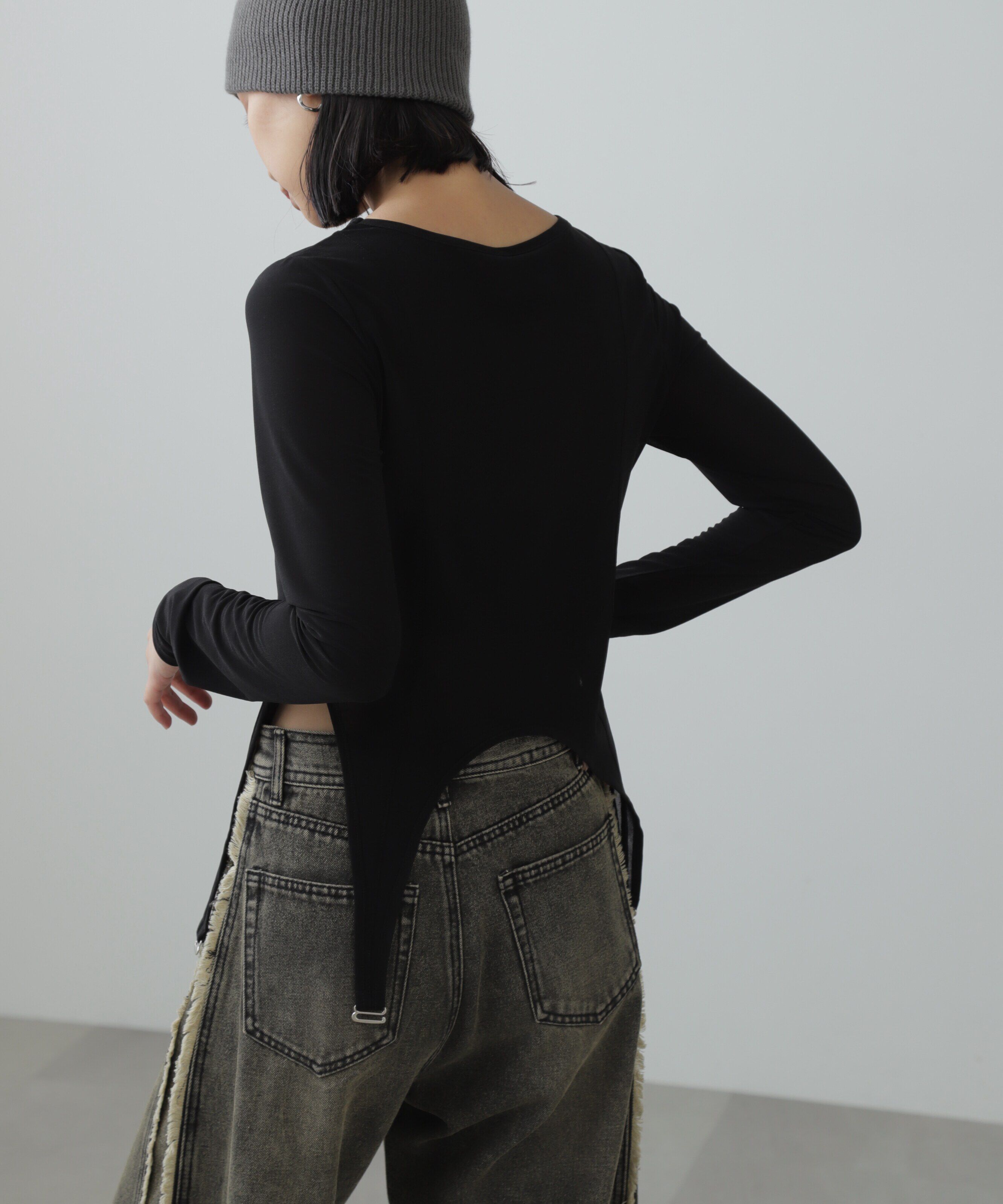  「［FB限定］シアーガーターカットソー」|Tシャツ・カットソー|