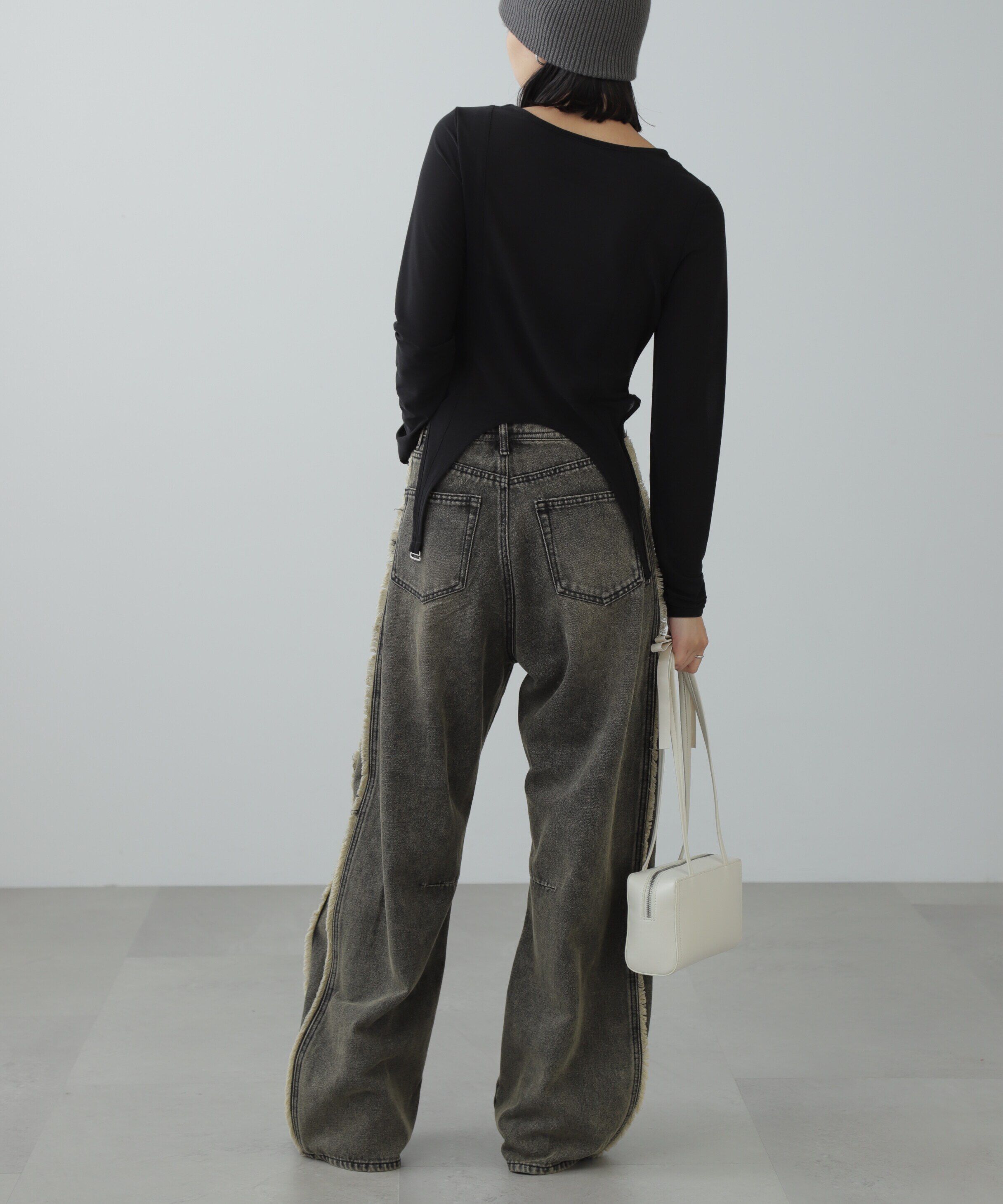  「［FB限定］シアーガーターカットソー」|Tシャツ・カットソー|