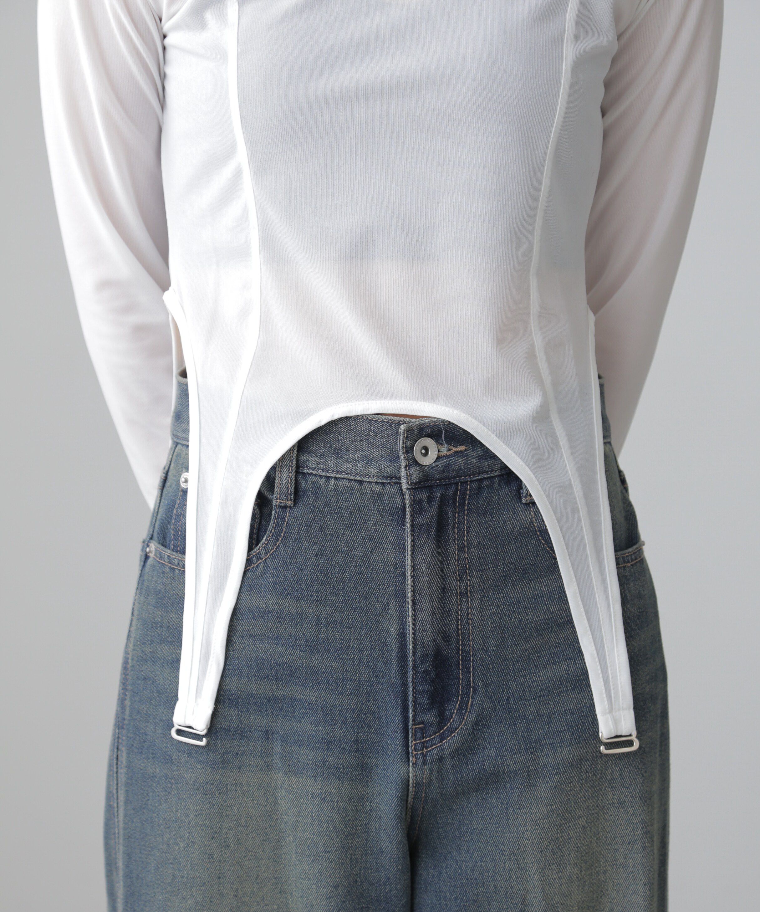  「［FB限定］シアーガーターカットソー」|Tシャツ・カットソー|