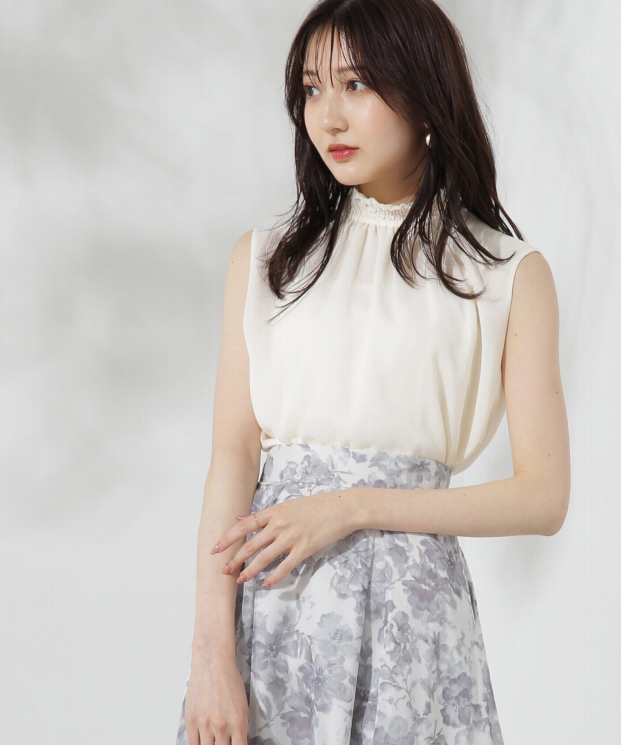 PROPORTION BODY DRESSING「ノースリ楊柳ブラウス」|シャツ・ブラウス|