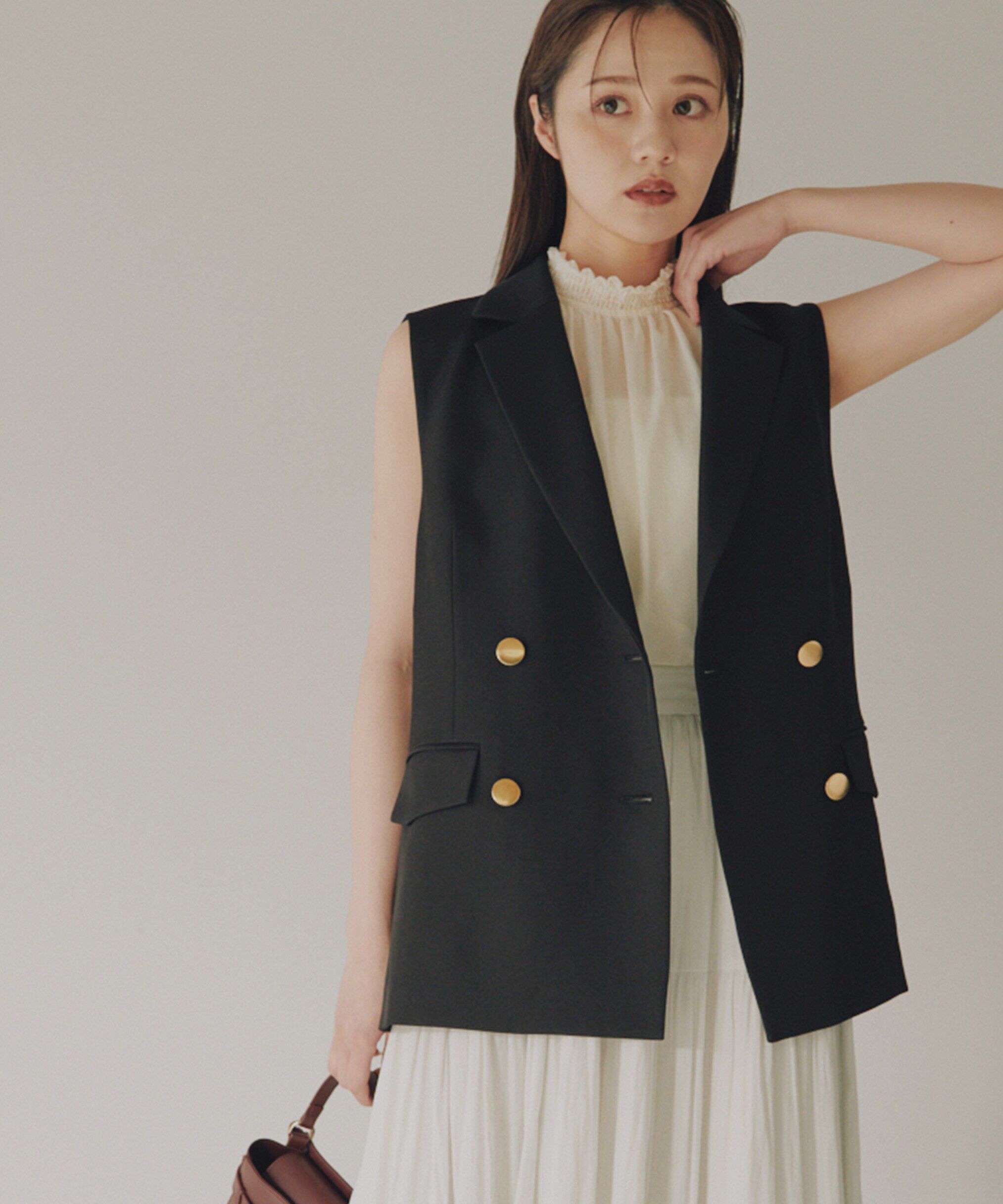 PROPORTION BODY DRESSING「ノースリ楊柳ブラウス」|シャツ・ブラウス|