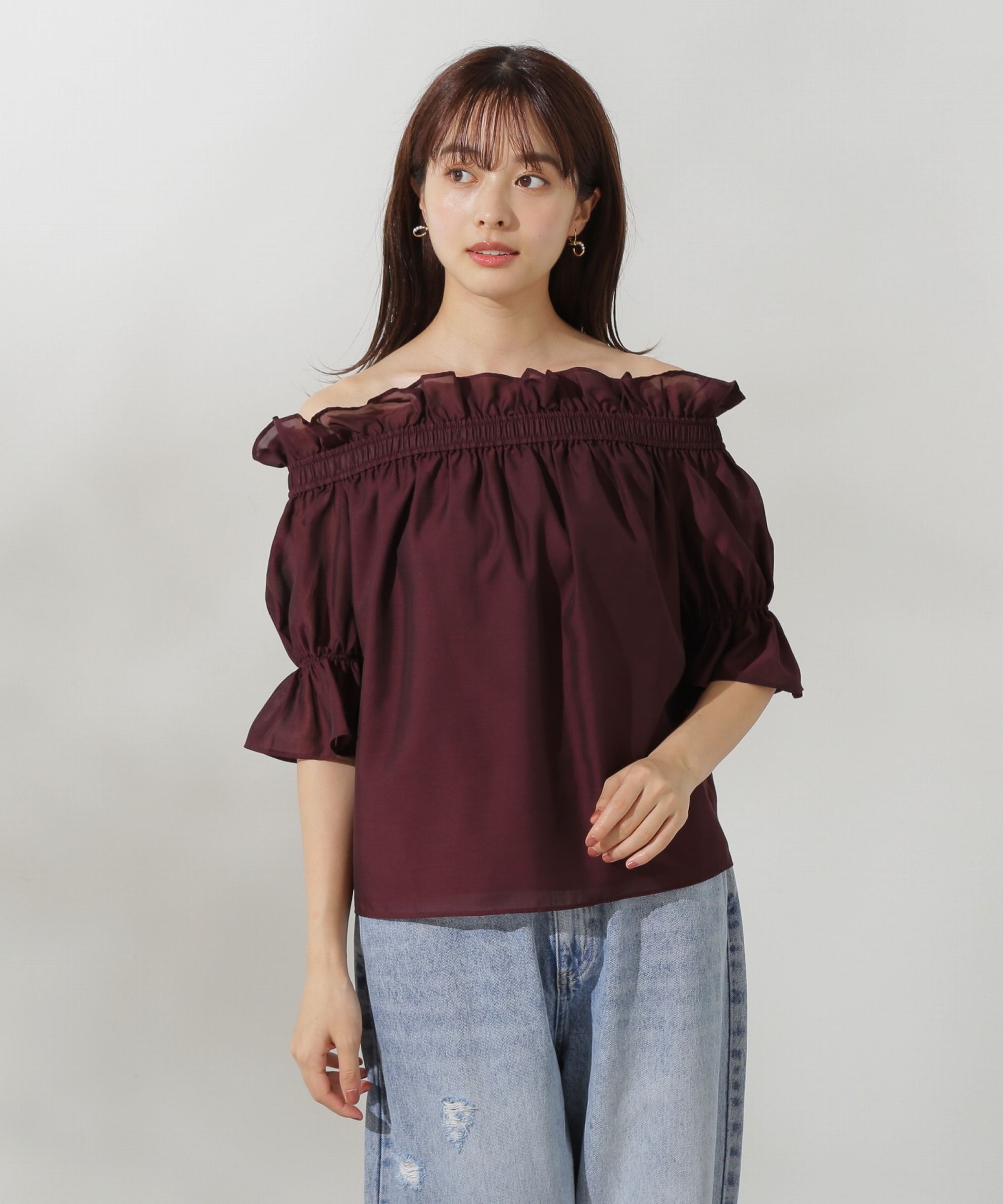 PROPORTION BODY DRESSING「オフショルブラウス」|シャツ・ブラウス|