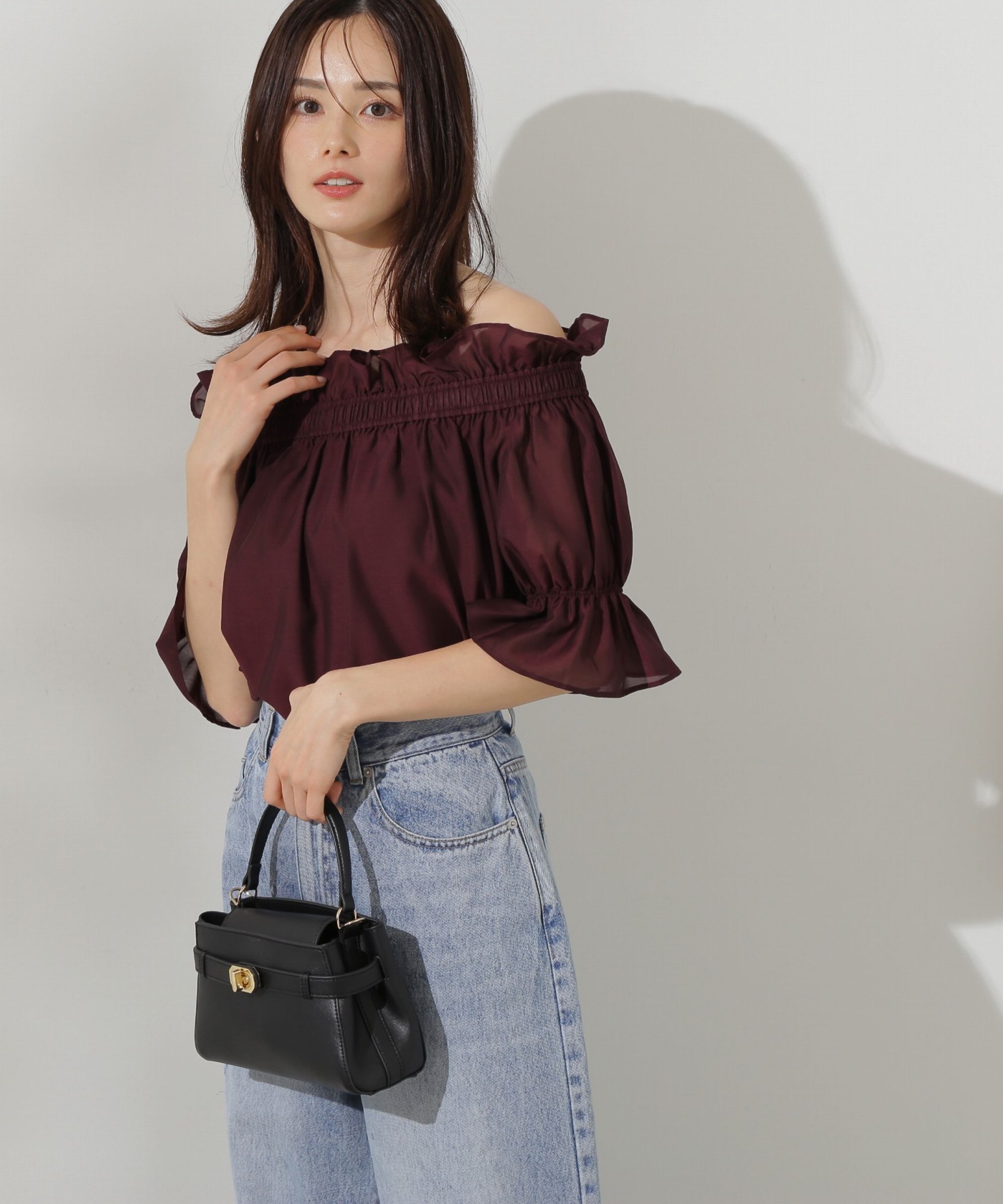 PROPORTION BODY DRESSING「オフショルブラウス」|シャツ・ブラウス|