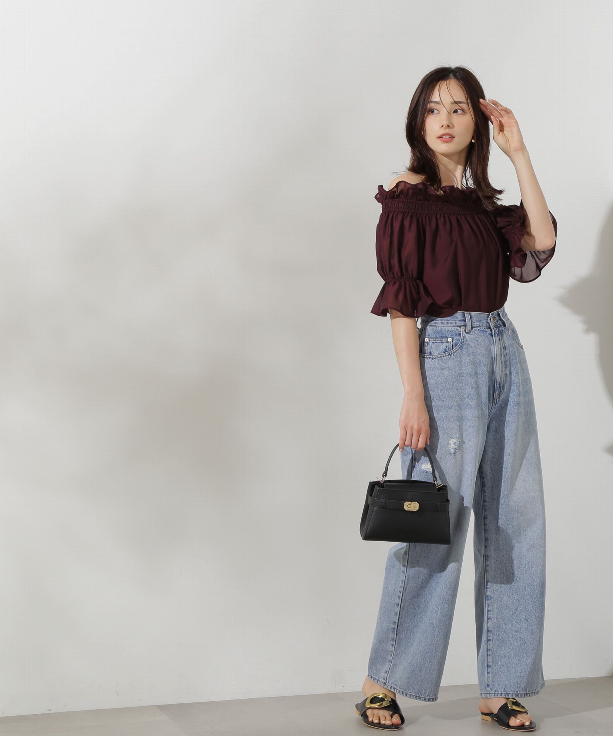 PROPORTION BODY DRESSING「オフショルブラウス」|シャツ・ブラウス|