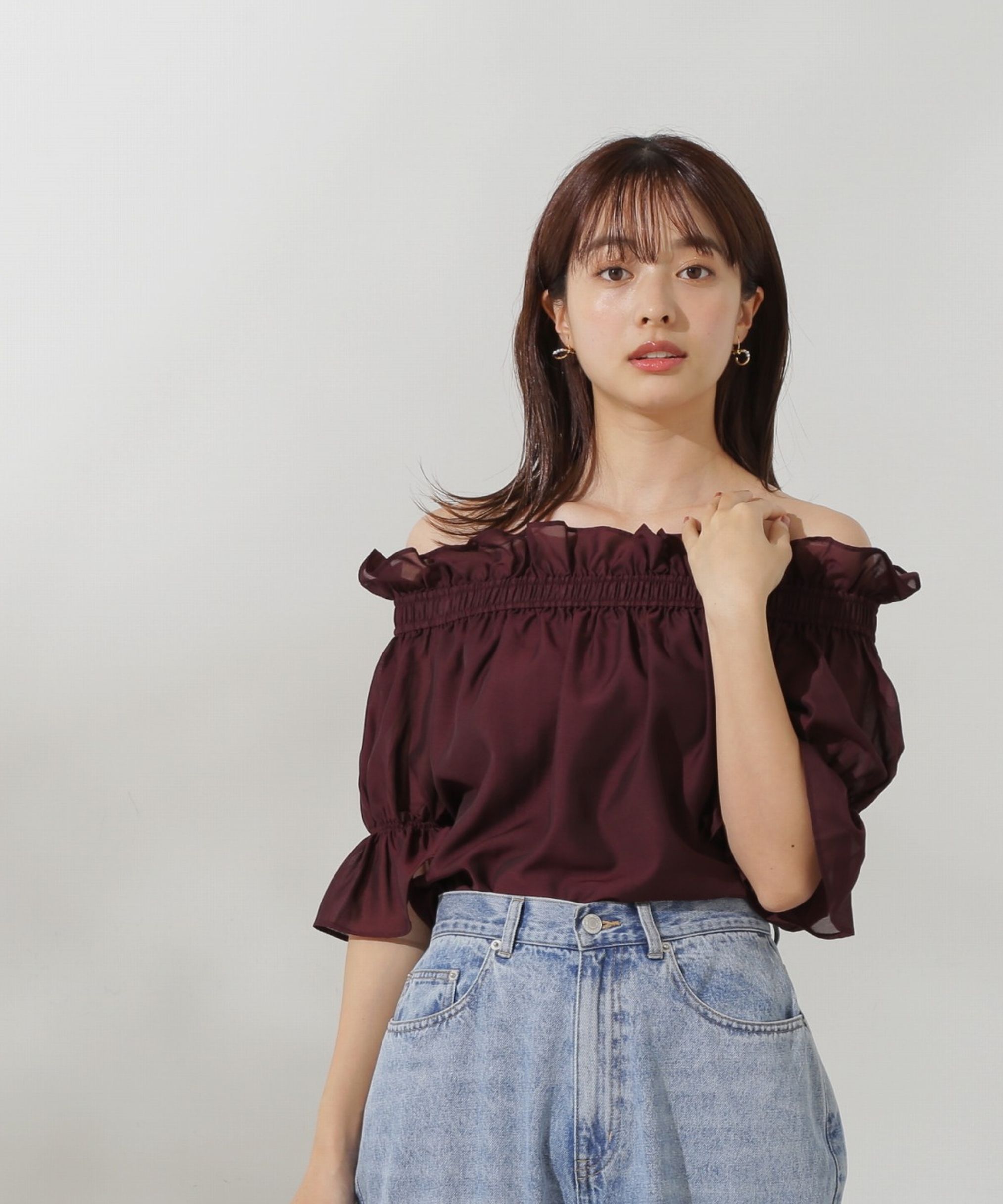 PROPORTION BODY DRESSING「オフショルブラウス」|シャツ・ブラウス|