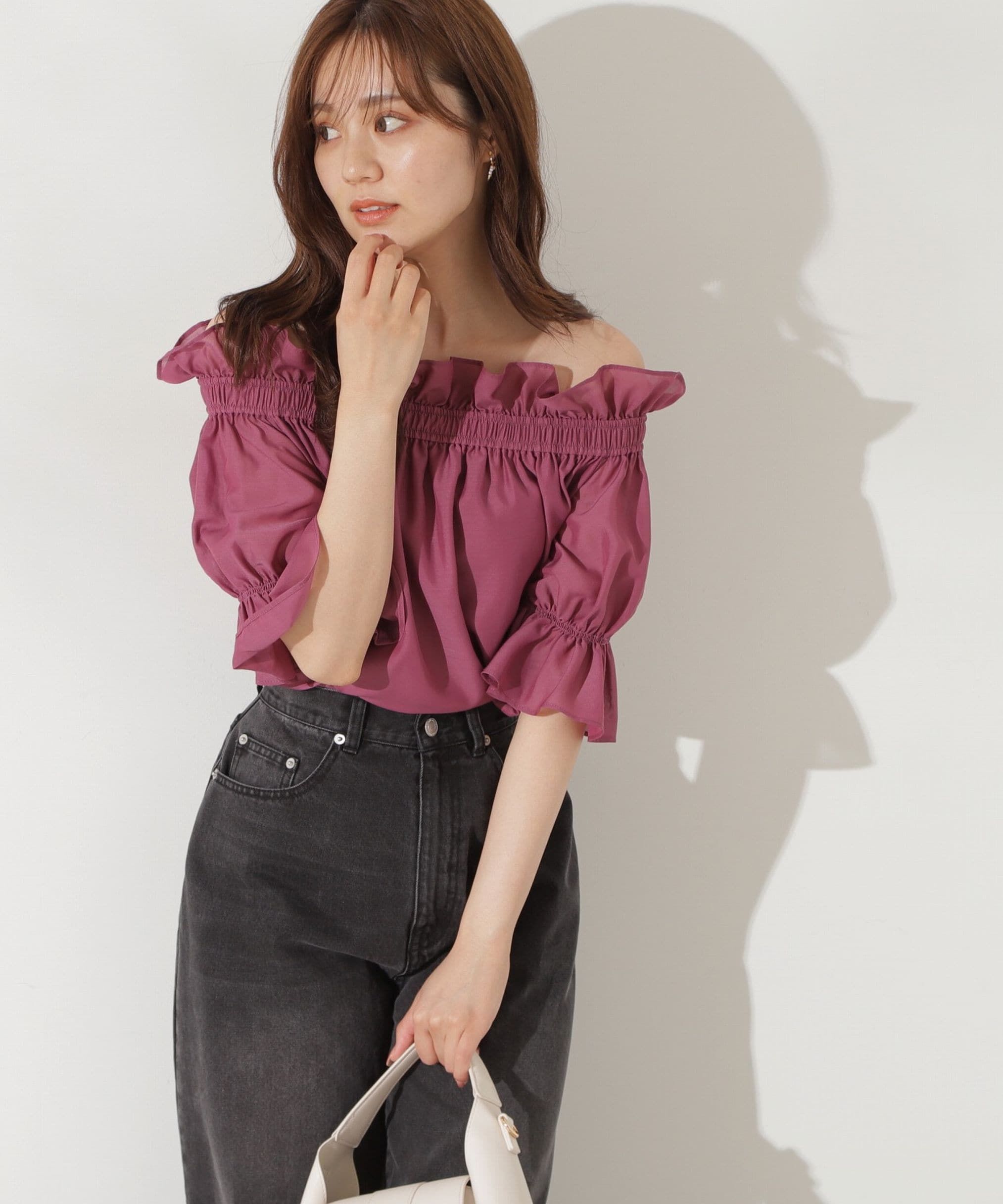 PROPORTION BODY DRESSING「オフショルブラウス」|シャツ・ブラウス|