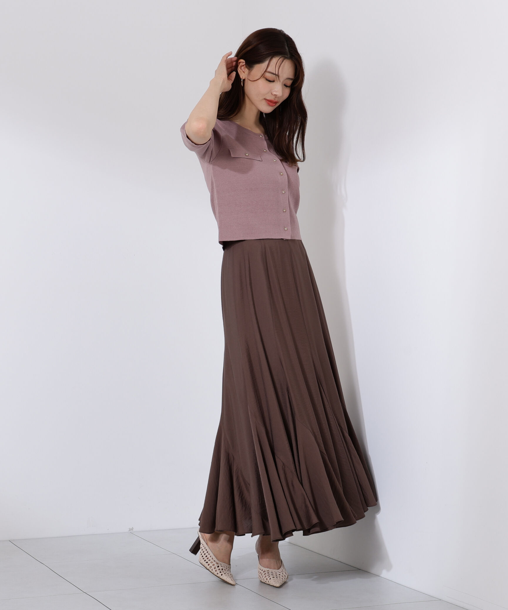 PROPORTION BODY DRESSING「エスカルゴマーメイドフレアスカート」|スカート|